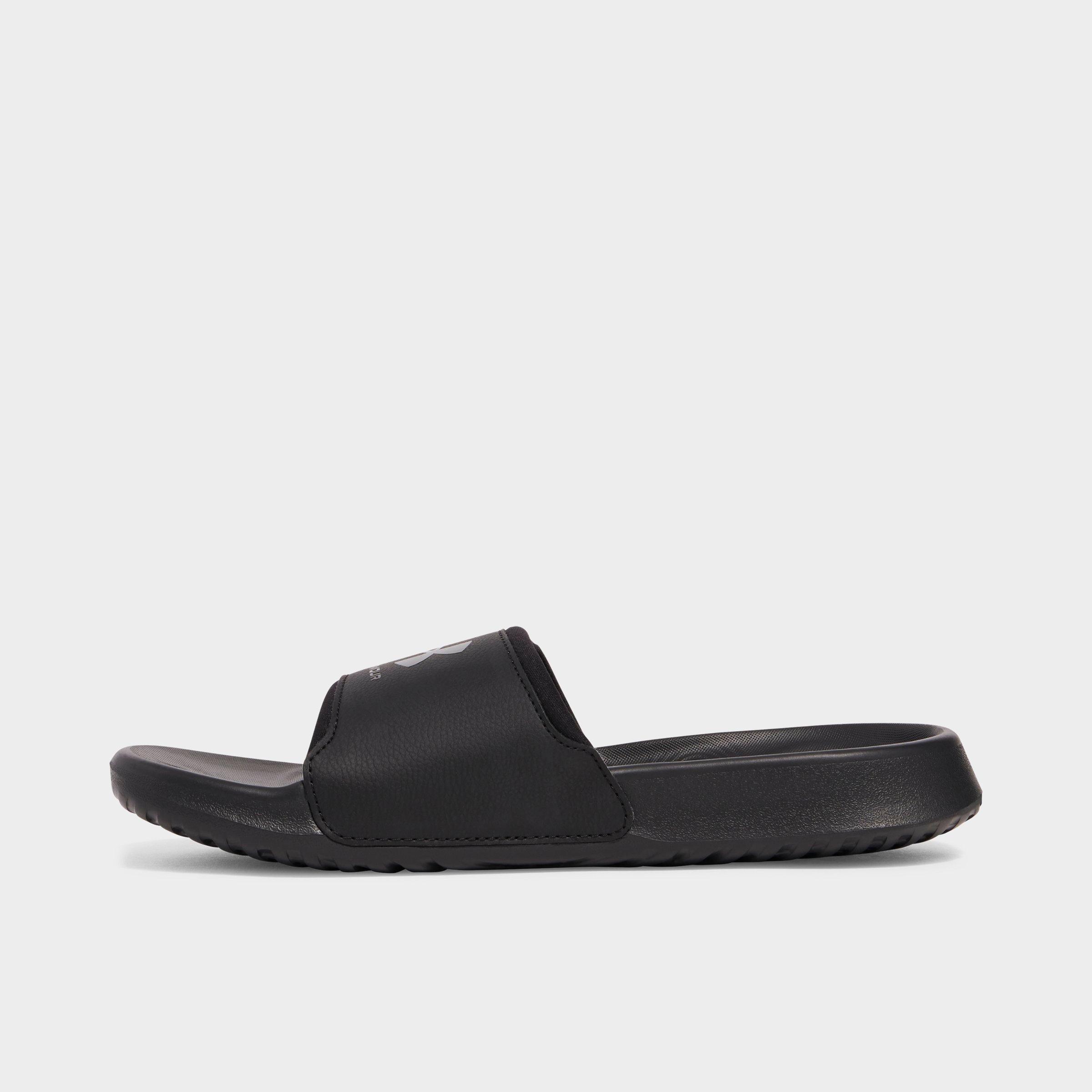 Under Armour Men's Ignite Select Slide Sandals in Black/Ultimate Black Size: 7