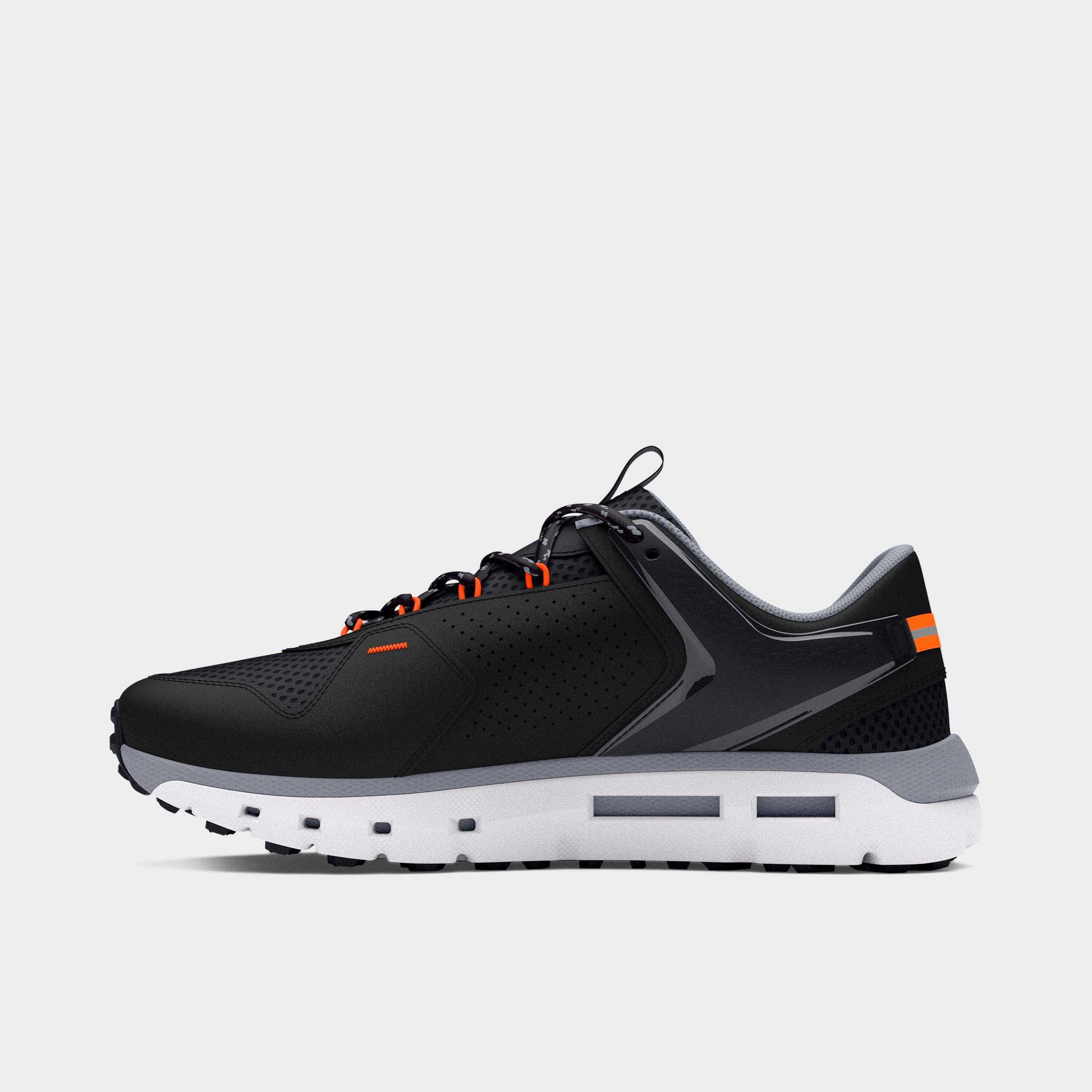 Under Armour Men's UA Summit Trek Casual Shoes in Black/Steel/Team Orange Size: 7.5