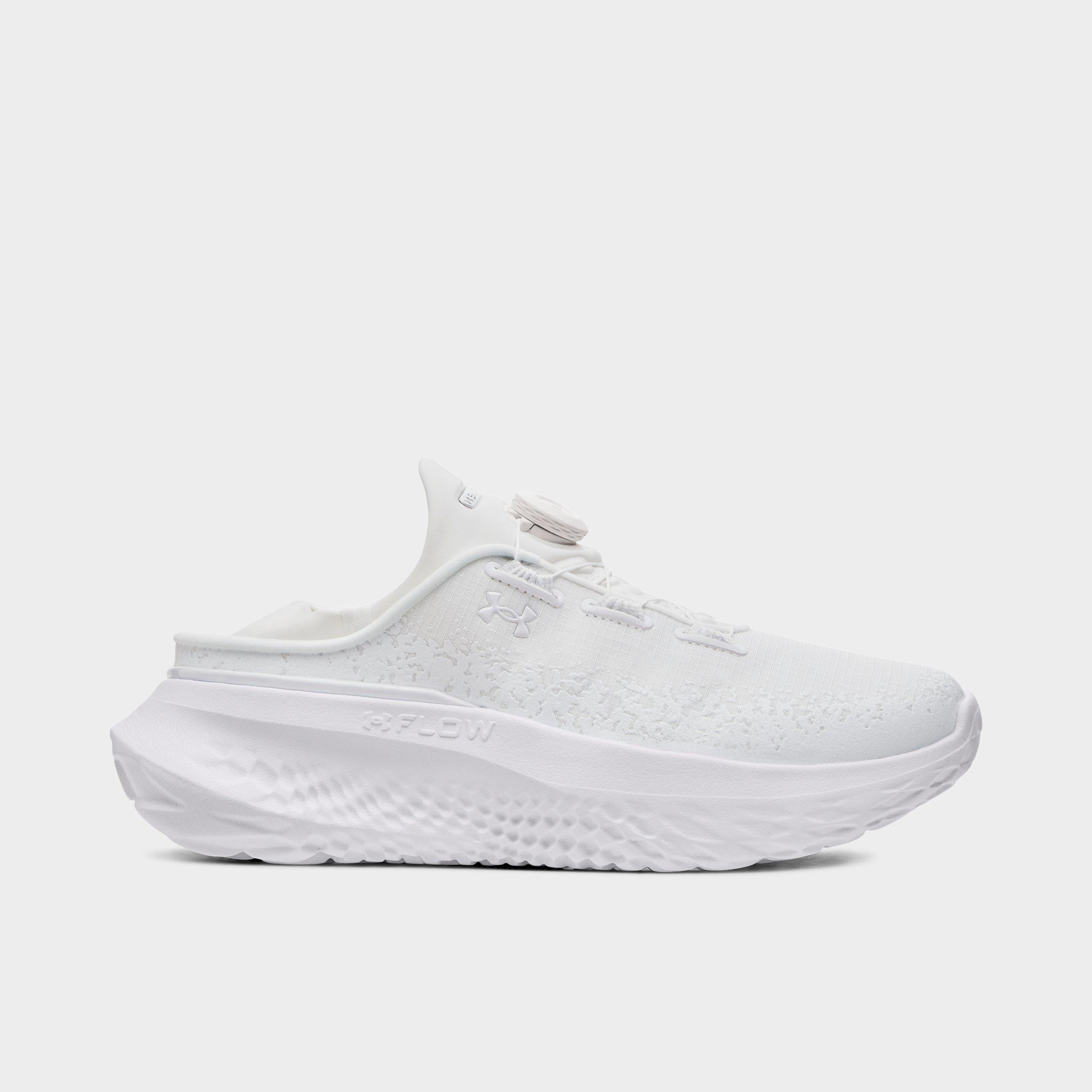 Under Armour Men's UA SlipSpeed Mega Ripstop Running Shoes in White/White Size: 7.5