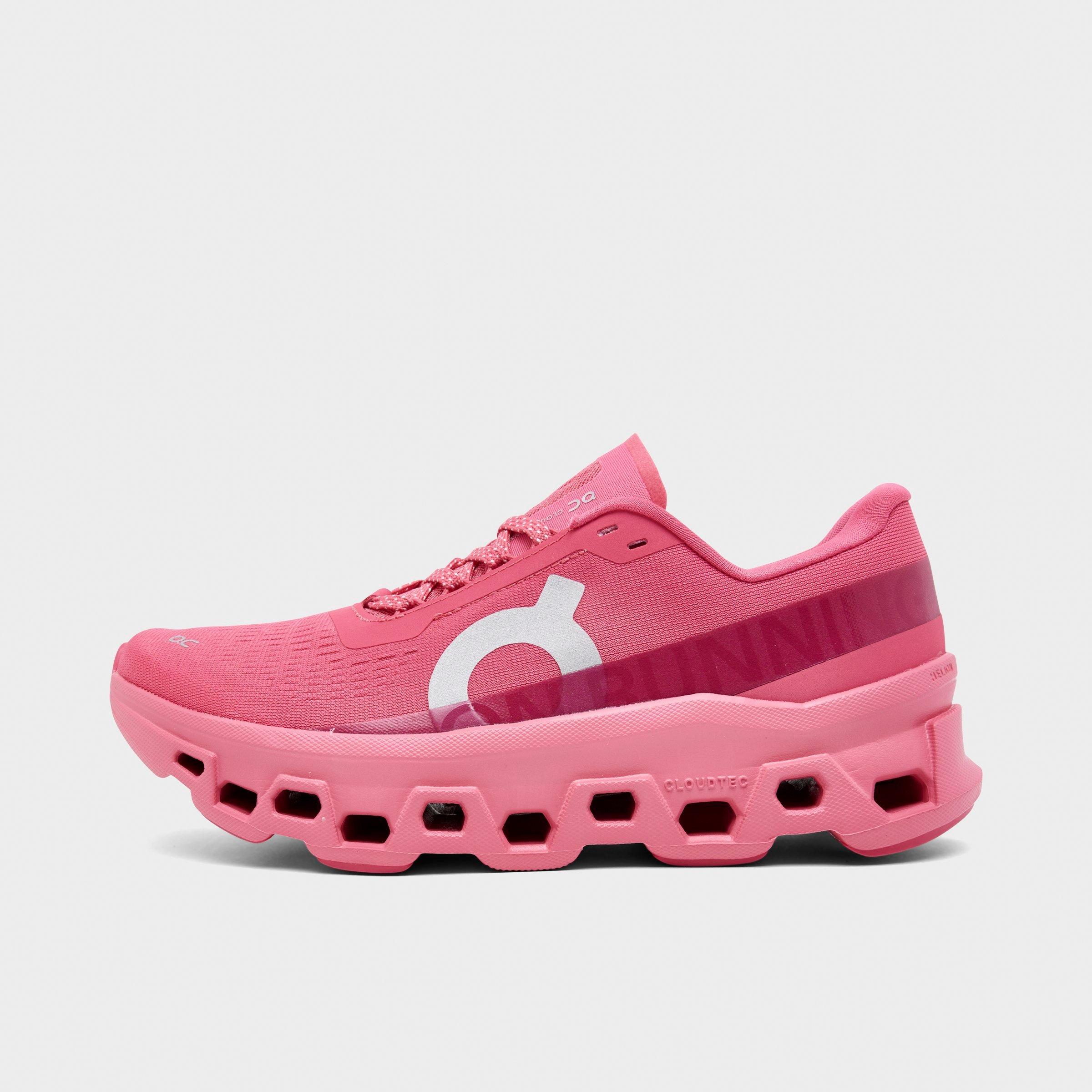 On Women's Cloudmster 1 Casual Shoes in Camellia/Camellia Size: 8.0