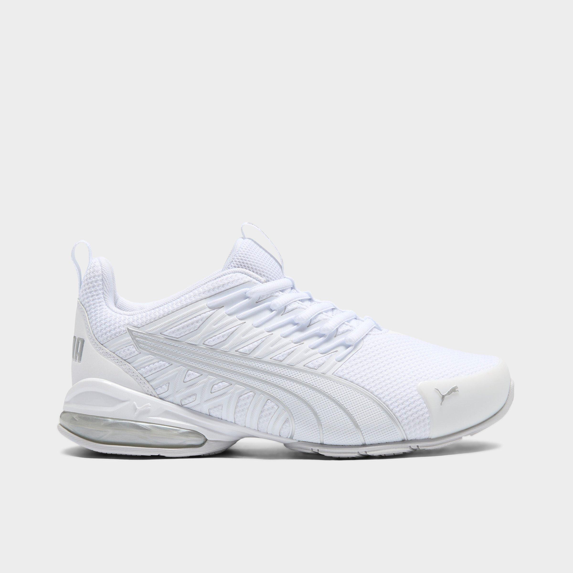 PUMA Women's Voltaic Evo Running Shoes in Puma White/Puma Silver Size: 5.5