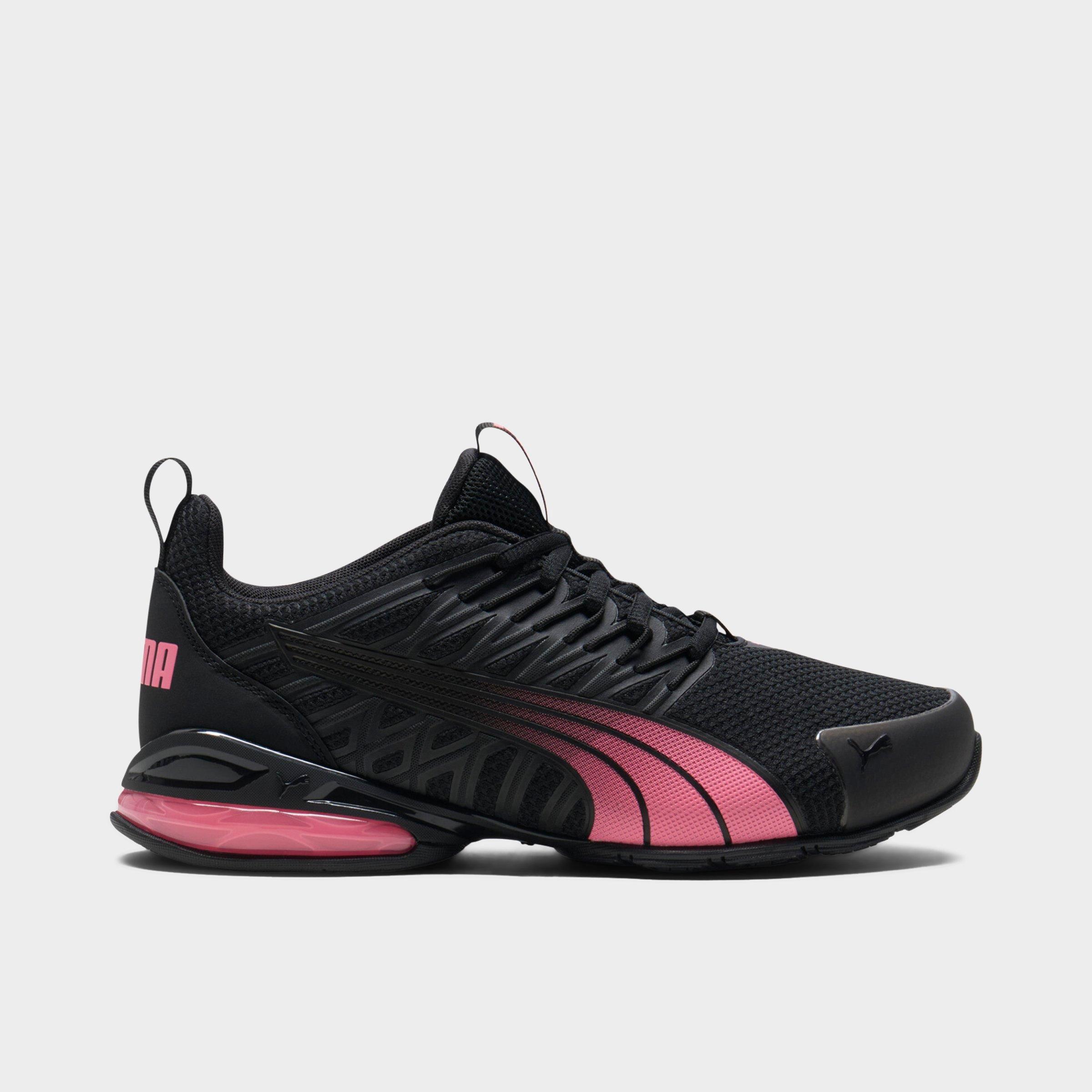 PUMA Women's Voltaic Evo Running Shoes in PUMA Black/Magic Rose Size: 5.5