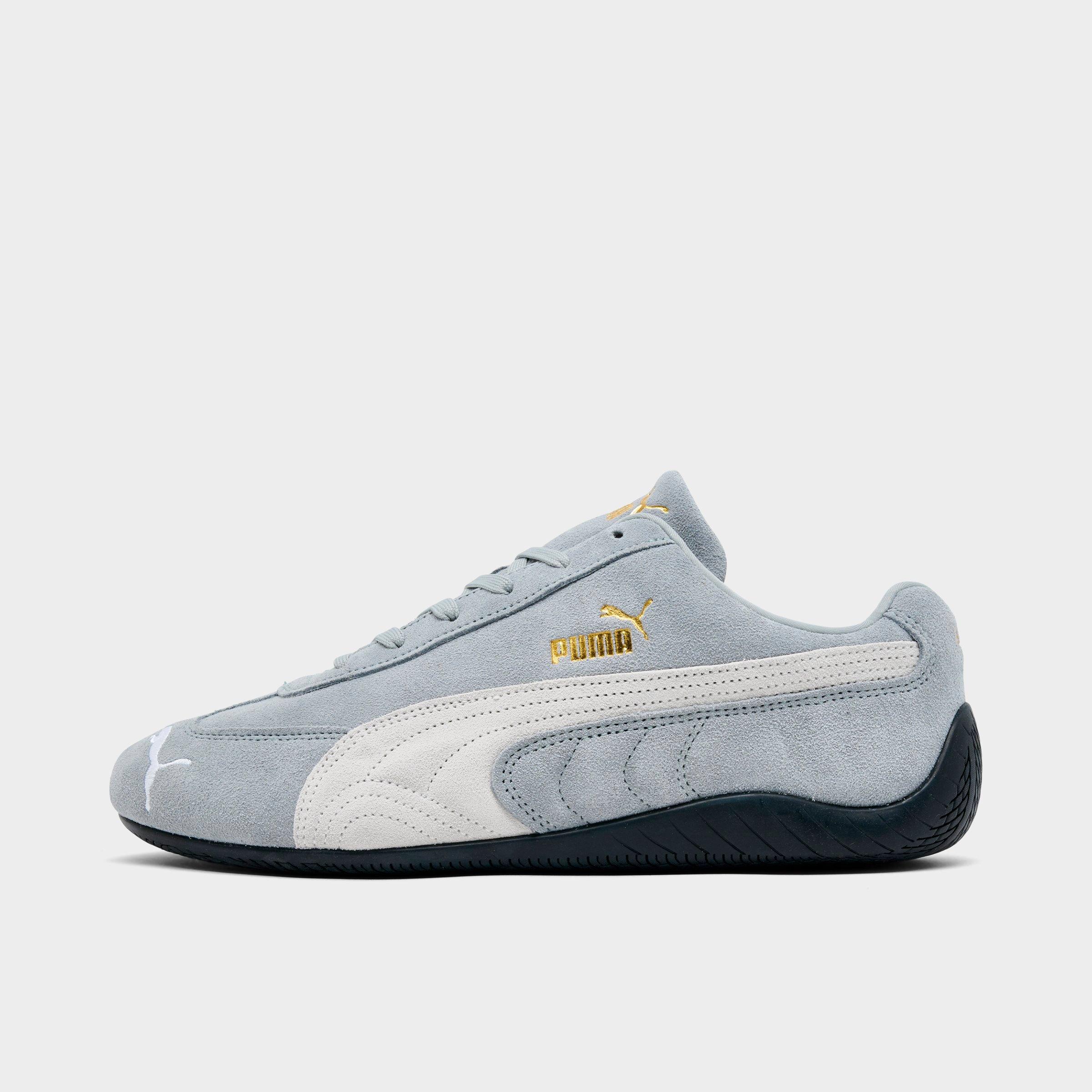PUMA Men's Speedcat OG Casual Shoes in Cool Mid Grey/Puma White Size: 8.0