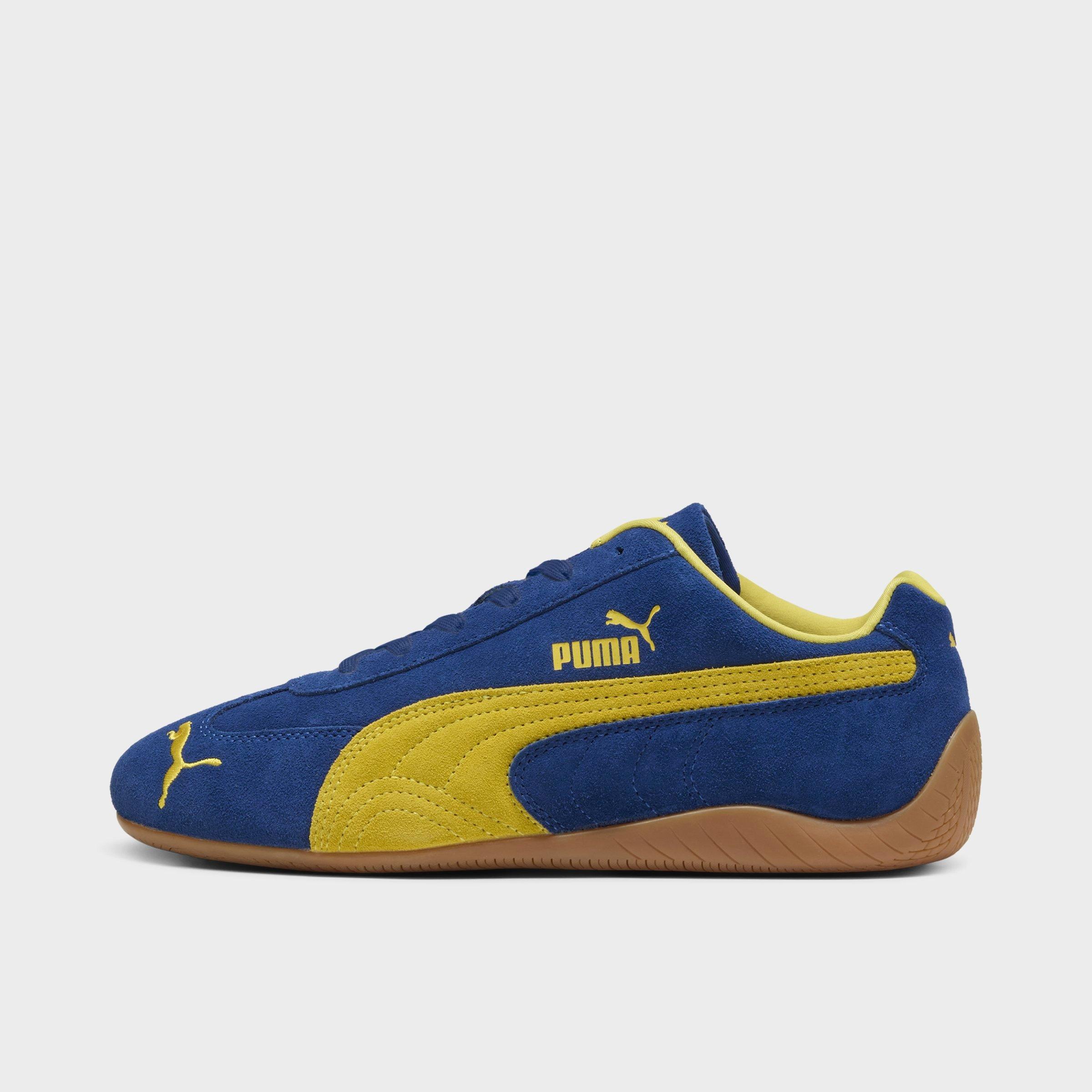 PUMA Men's Speedcat OG Casual Shoes in Clyde Royal/Pelé Yellow Size: 12.0
