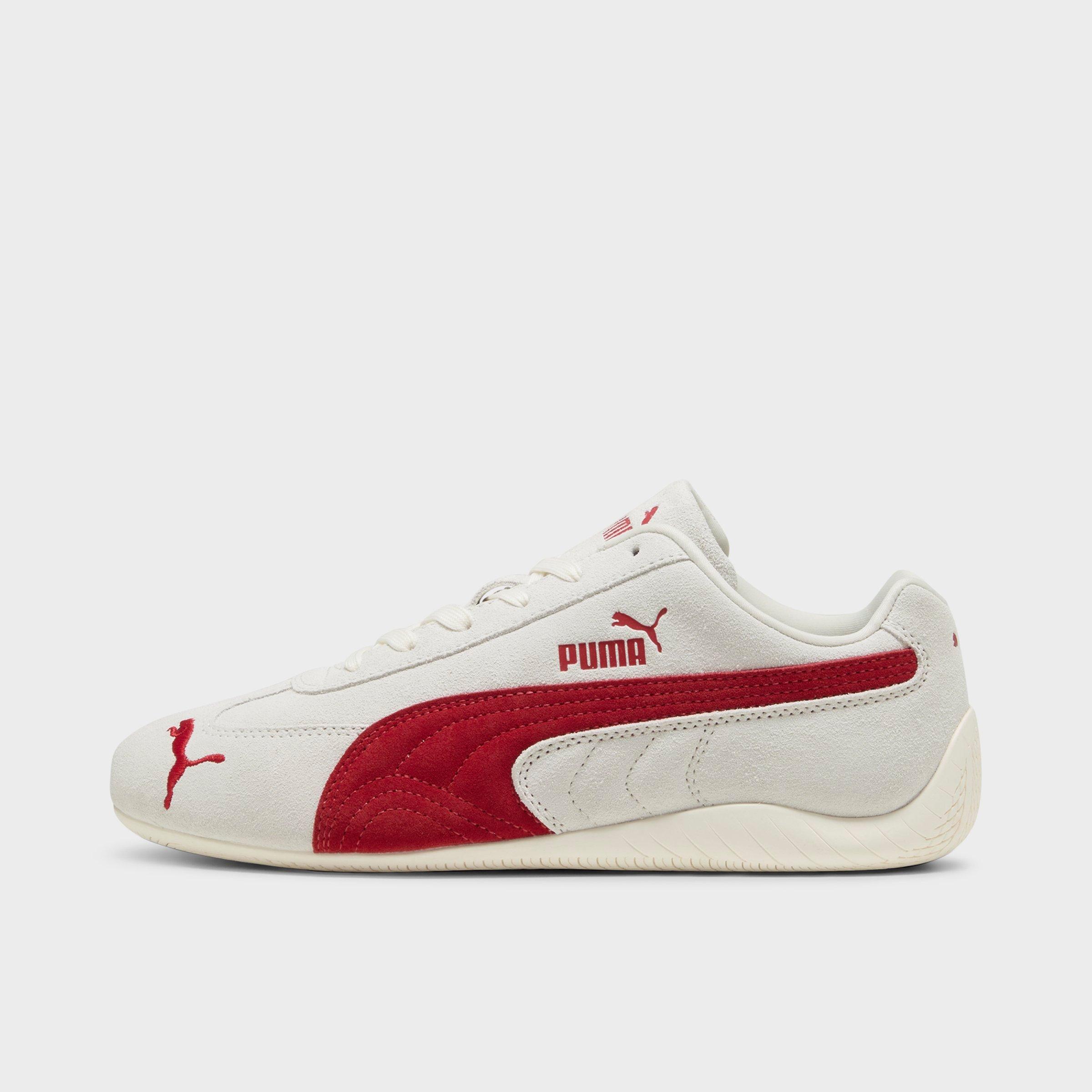 PUMA Men's Speedcat OG Casual Shoes in Vapor Grey/For All Time Red Size: 11.0