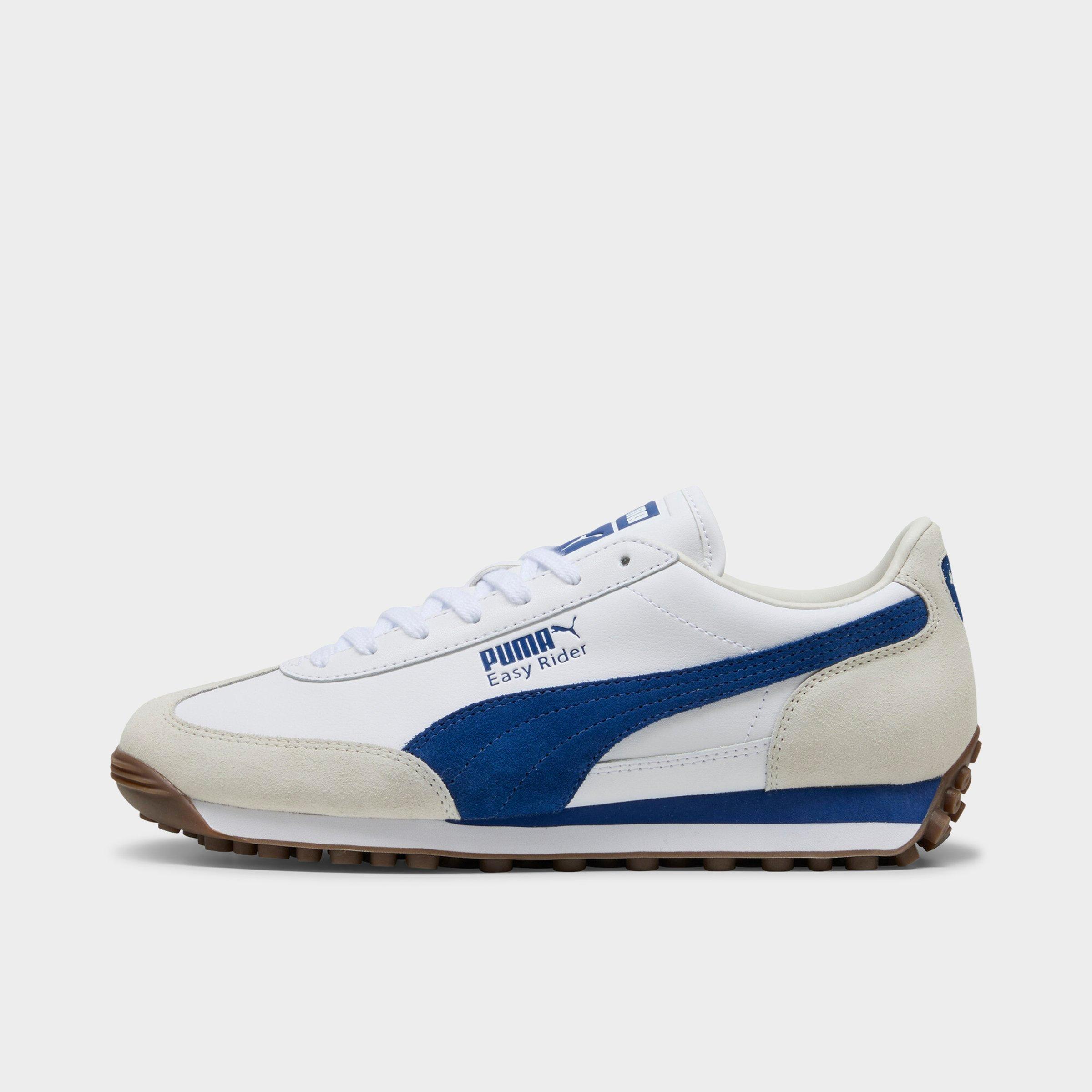 PUMA Men's Easy Rider Vintage Casual Shoes in Puma White/Clyde Royal Size: 9.0