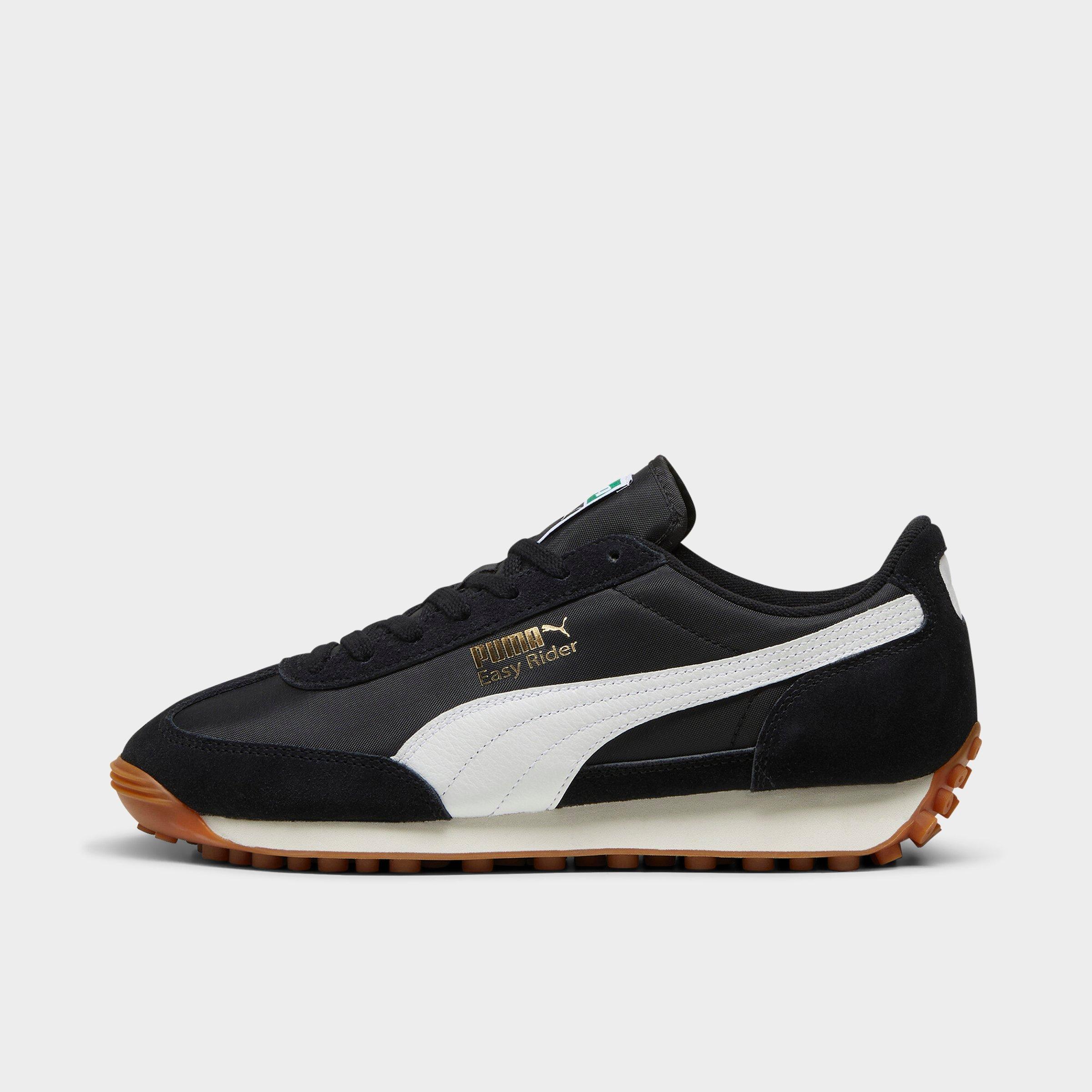 PUMA Men's Easy Rider Vintage Casual Shoes in Puma Red/Puma White Size: 8.5
