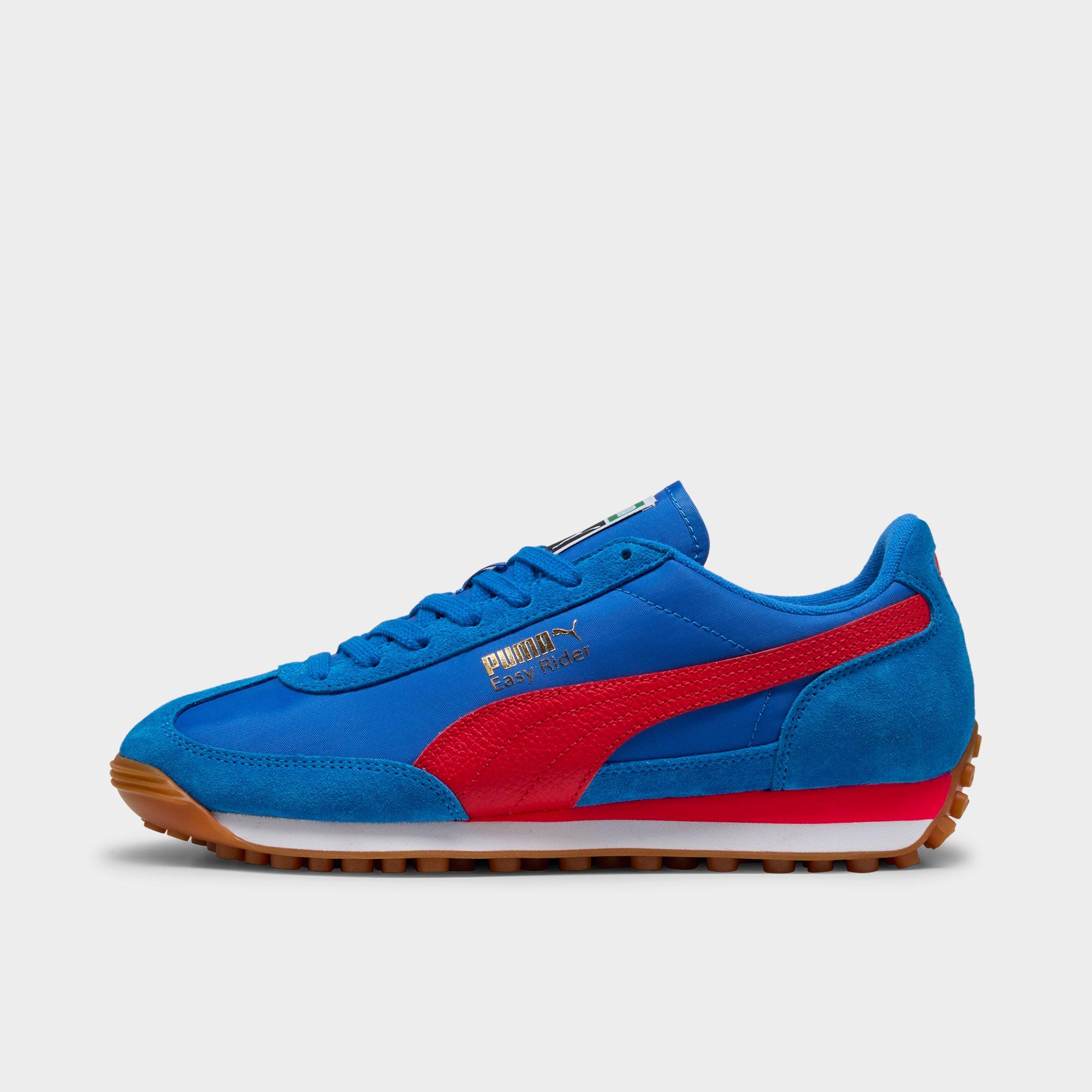 PUMA Men's Easy Rider Vintage Casual Shoes in Puma Team Royal/For All Time Red Size: 8.0