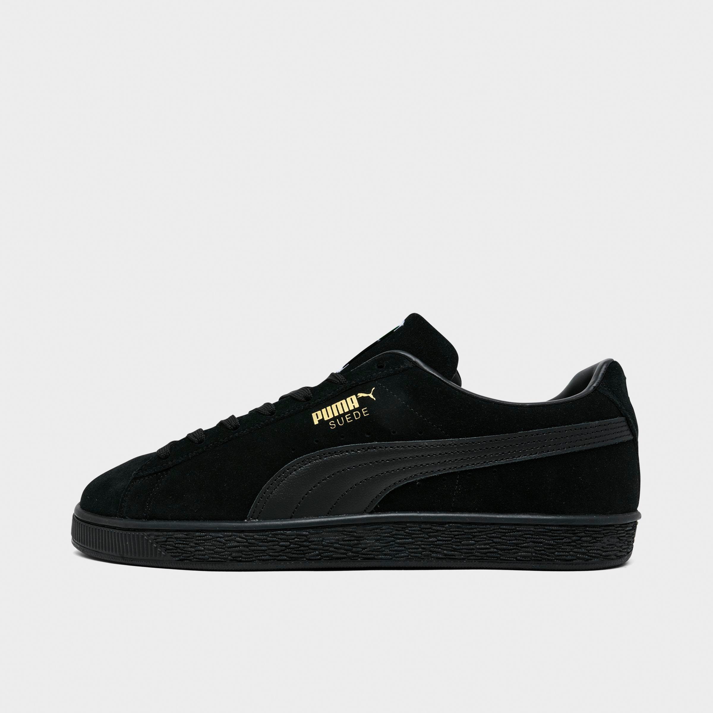 PUMA Men's Suede Classic Casual Shoes in Puma Black/Puma White Size: 9.5