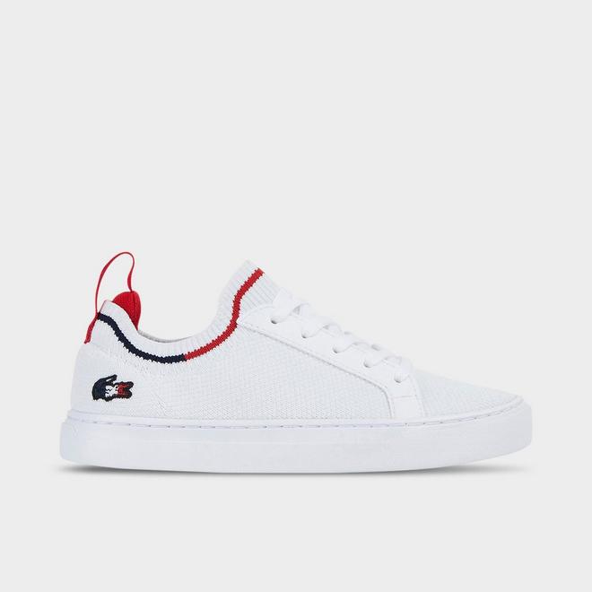 Kids' Toddler Lacoste La Piquee Tricolor Stretch Lace Casual Shoes
