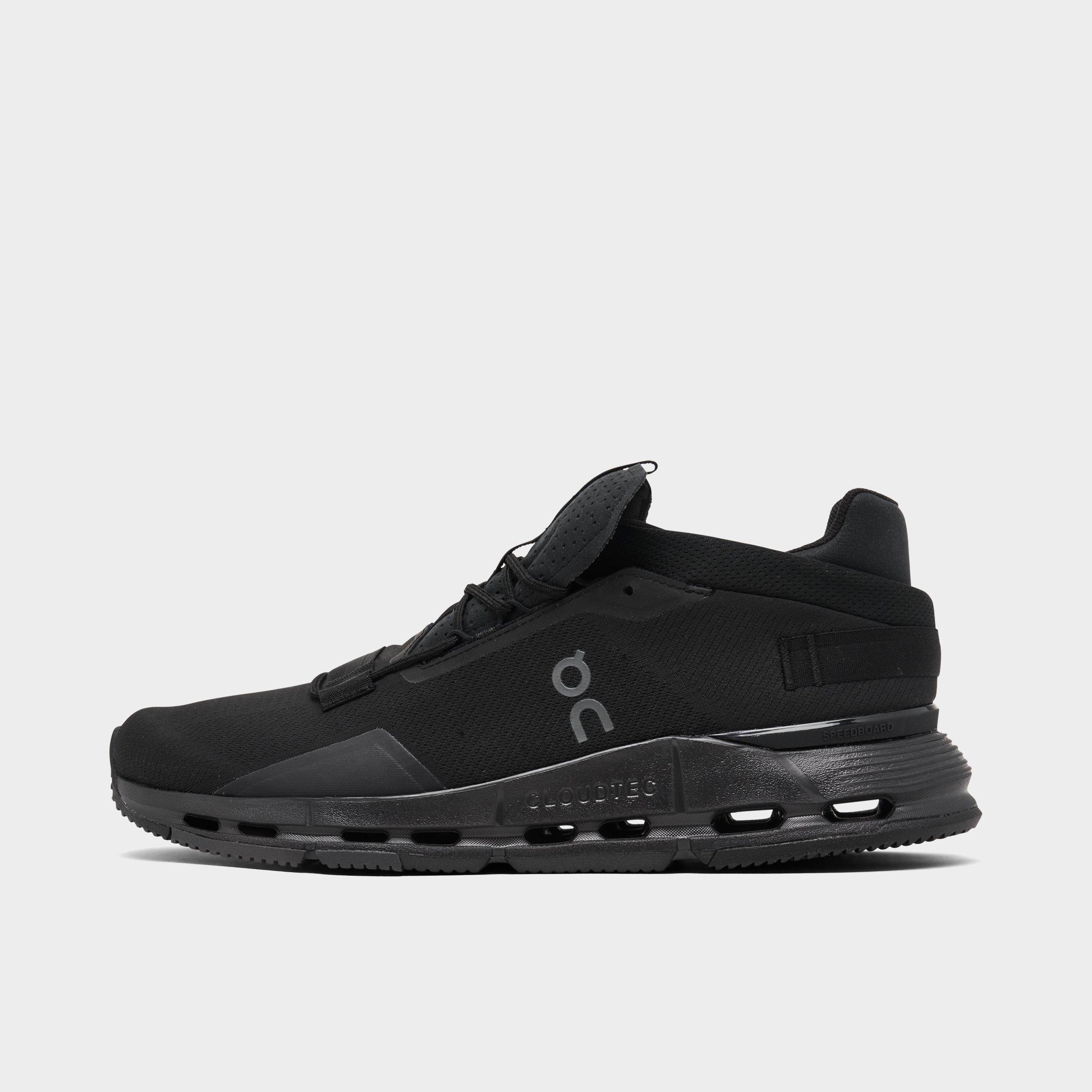 On Men's Cloudnova 2 Running Shoes in Black Size: 7.5