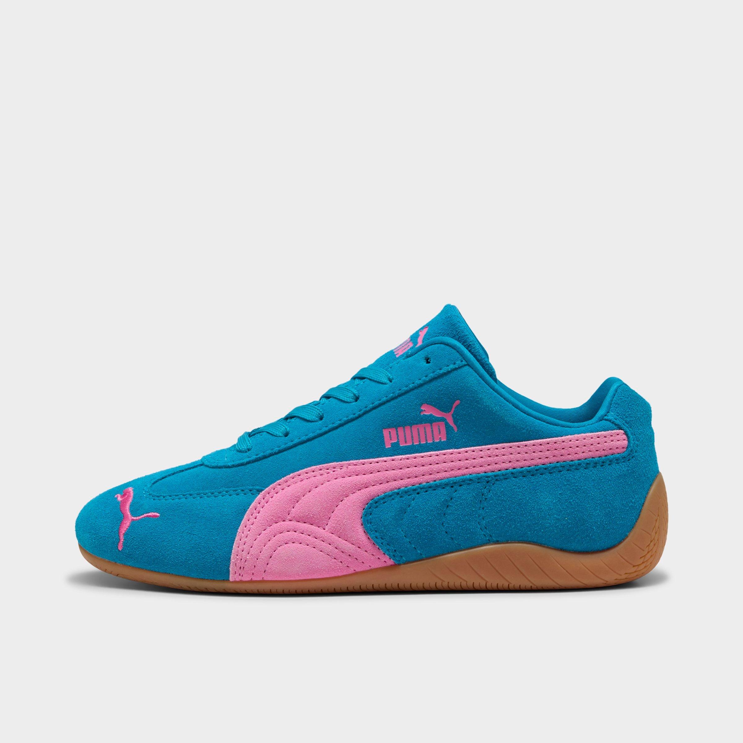 PUMA Women's Speedcat OG Casual Shoes in Tropical Blue/Poised PInk Size: 6.5
