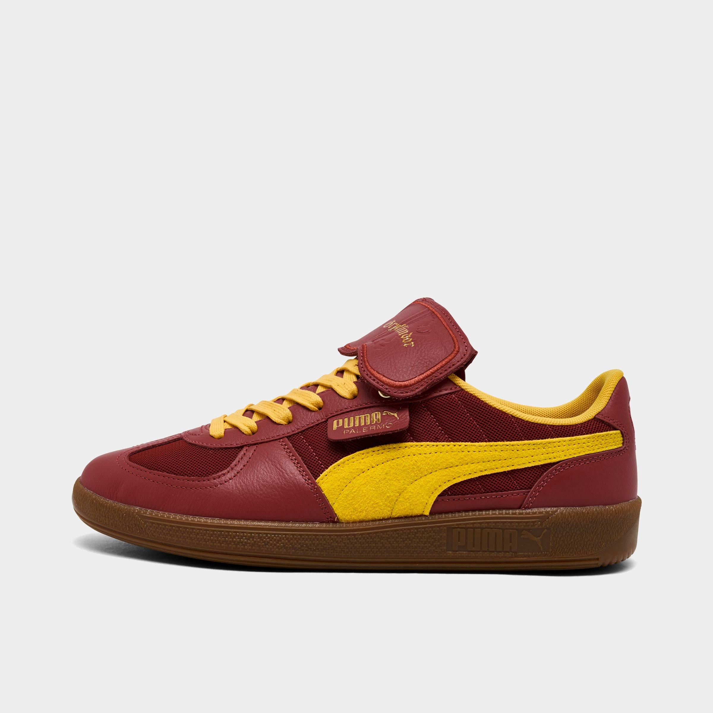 PUMA Men's x Harry Potter Palermo Casual Shoes in Dark Crimson/Yellow Sizzle Size: 8