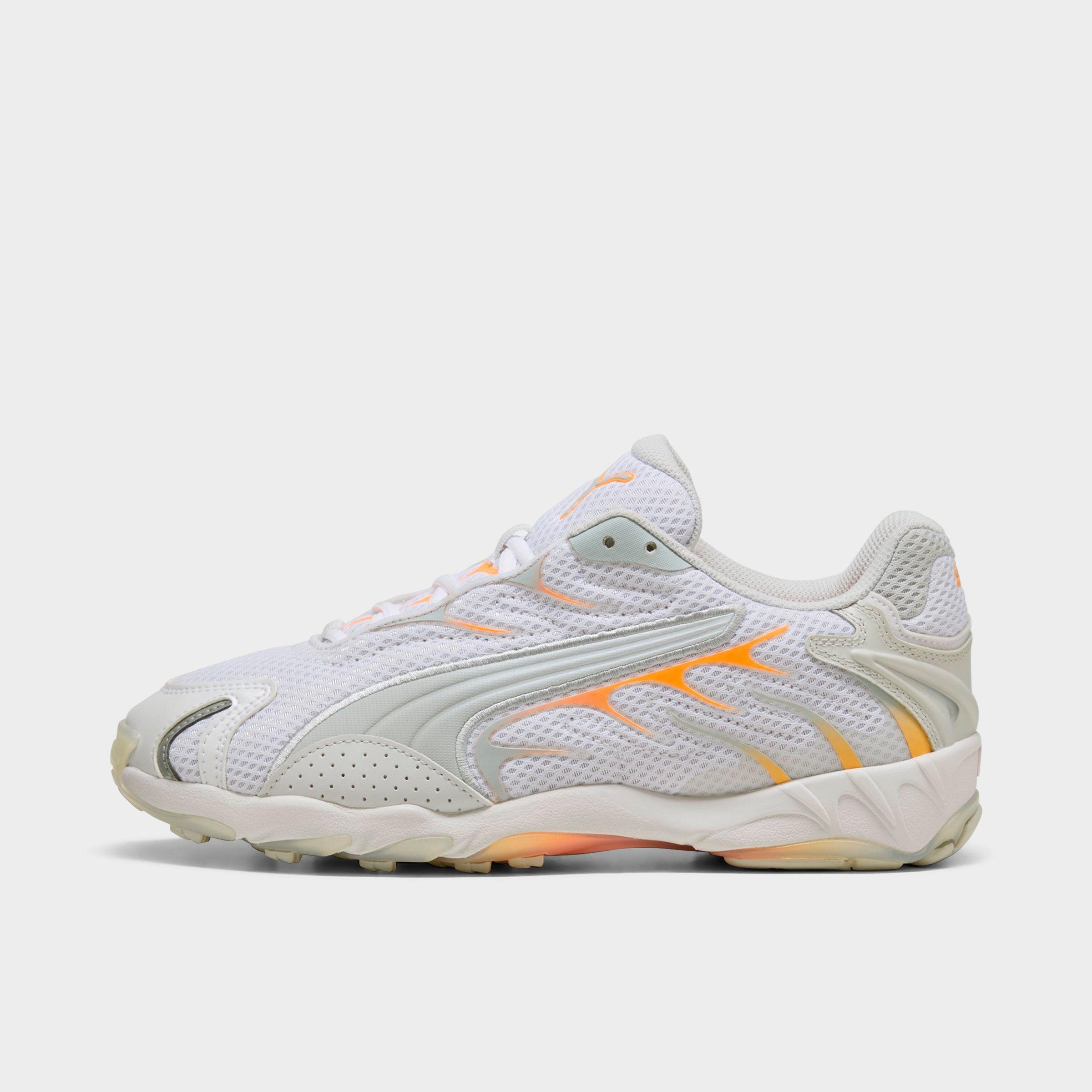 PUMA Men's Inhale Casual Shoes in Puma White/Heat Fire Size: 8.0