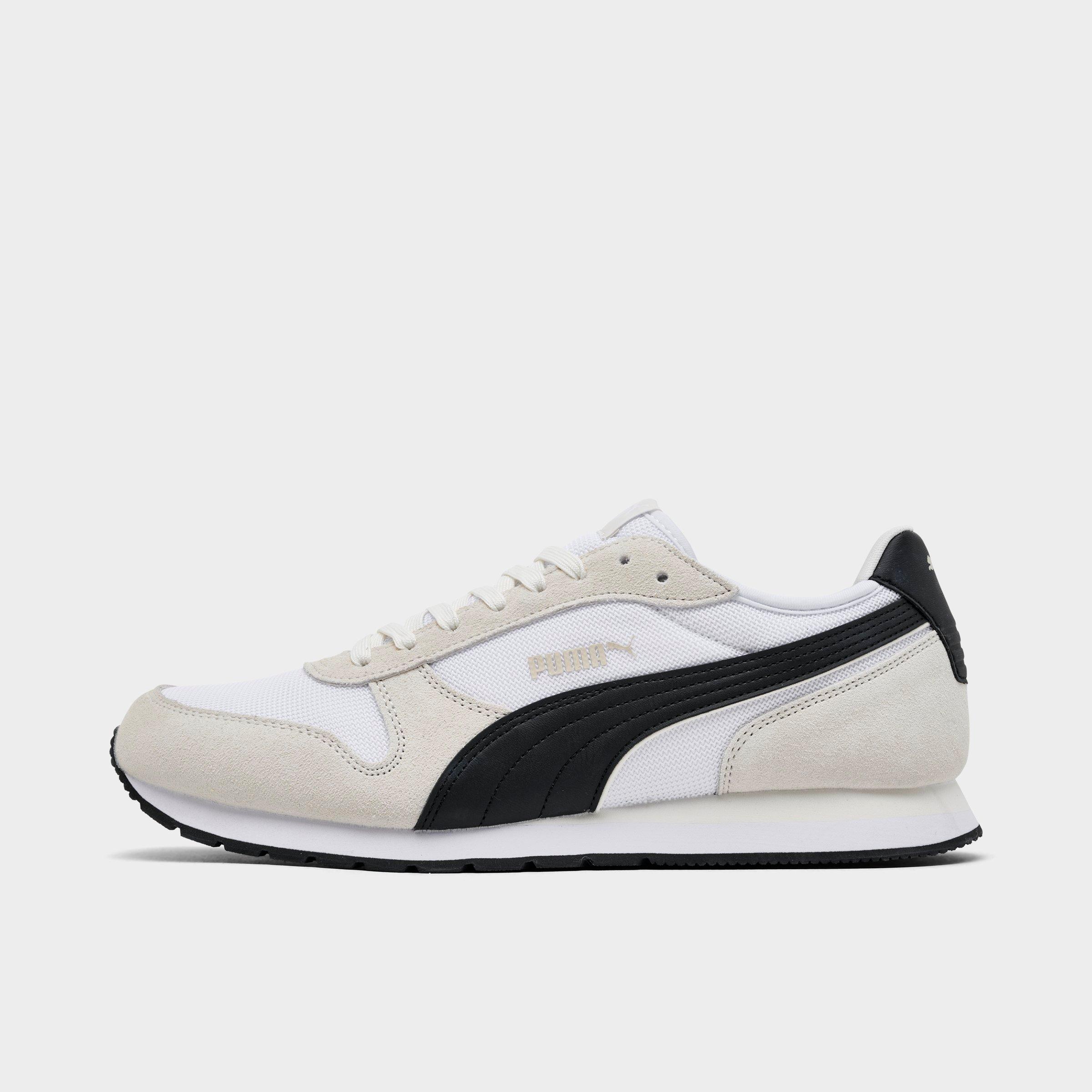 PUMA Men's ST Miler Casual Shoes in White/Black/Vapor Grey Size: 7.0