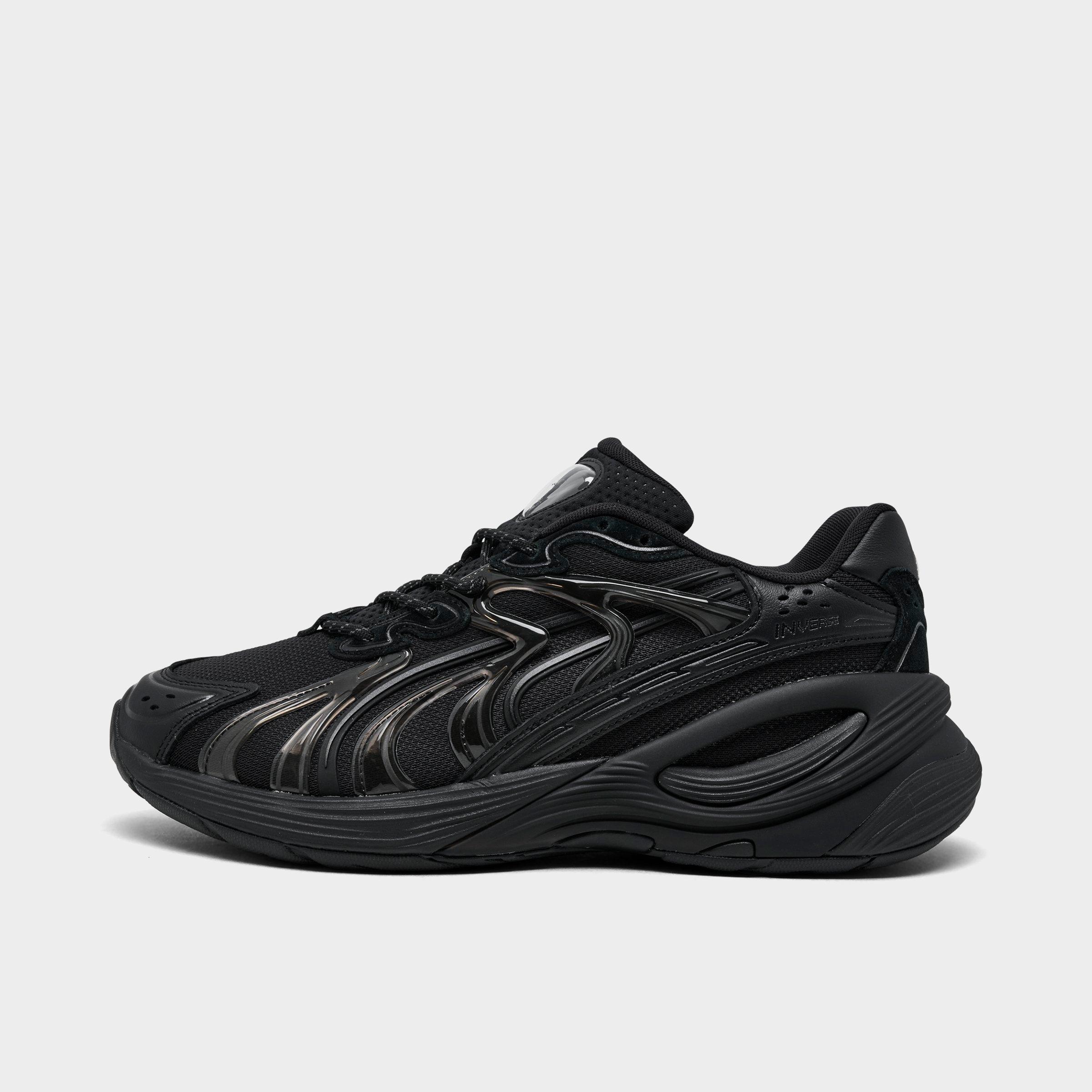 PUMA Men's Inverse Casual Shoes in Puma Black/Puma Silver/Flat Dark Grey Size: 7.5