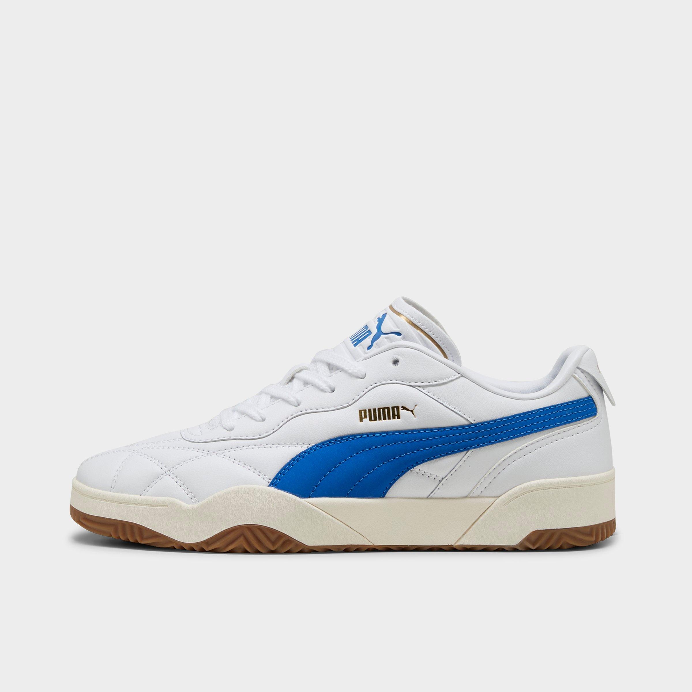 PUMA Men's Tifosi Lux Casual Shoes in Puma White/Puma Team Royal/Gum Size: 8.0