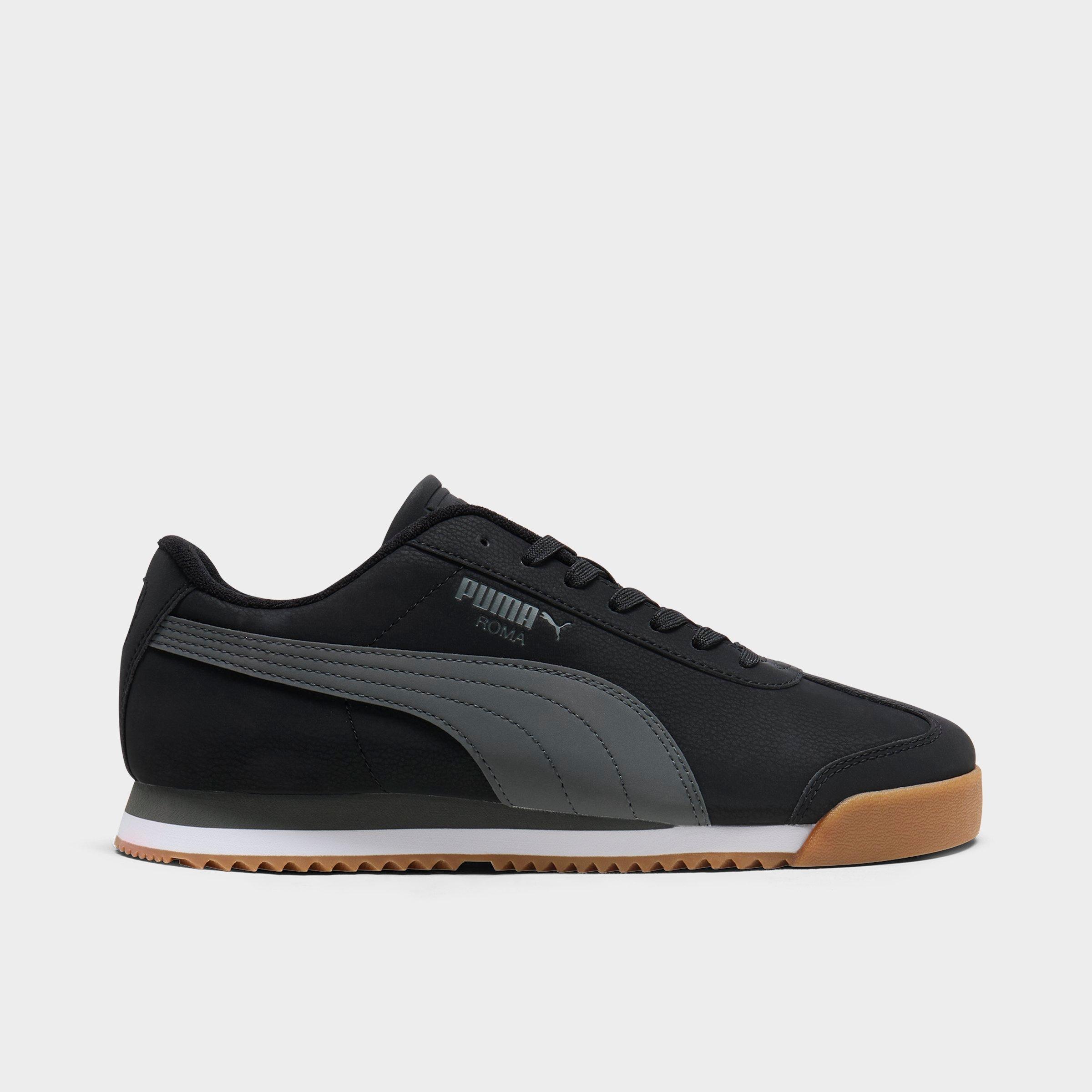 PUMA Men's Roma 24 Casual Shoes in Puma Black/Shadow Grey/Gum Size: 7.5