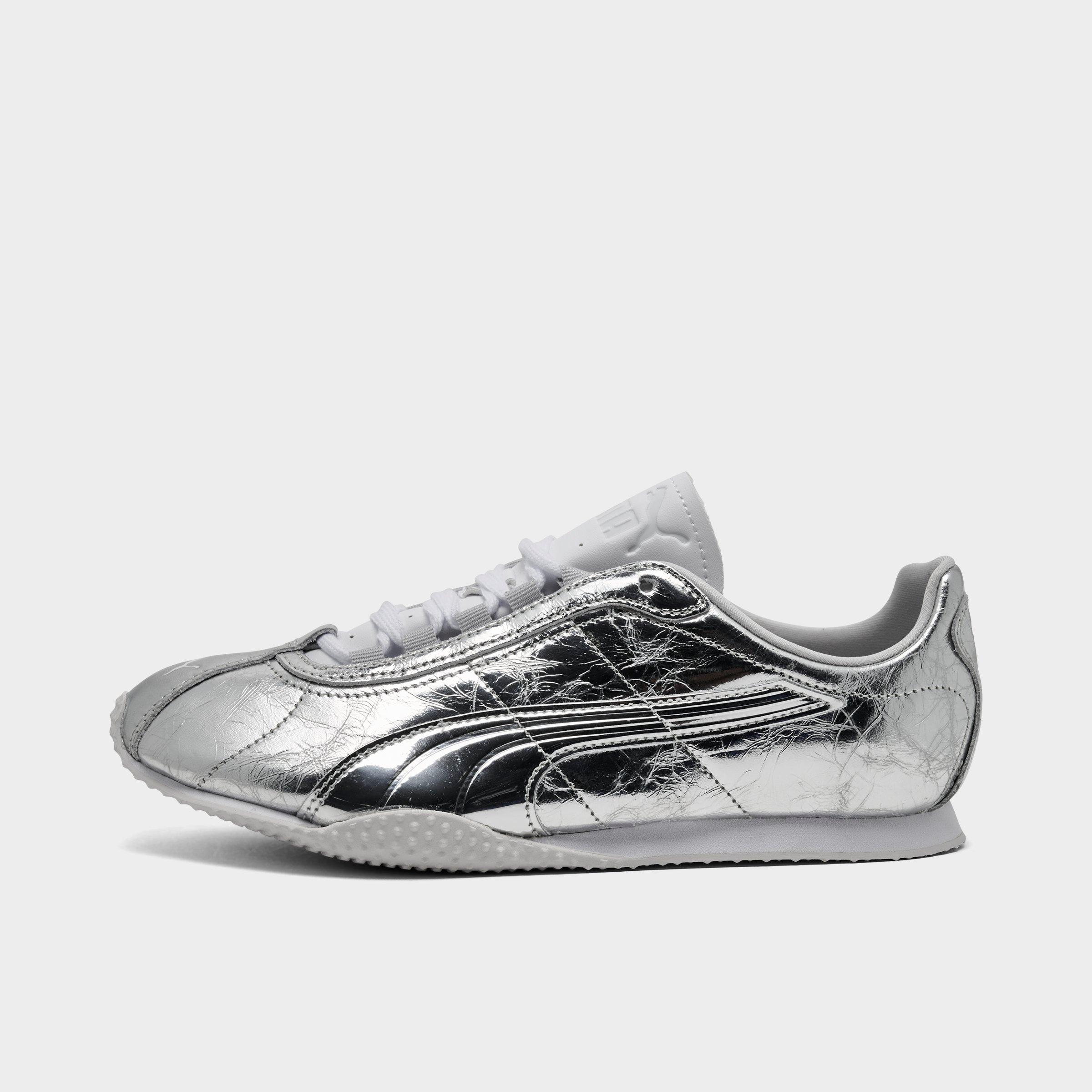 PUMA Women's H-Street OG Casual Shoes in Silver Metallic Size: 5.5