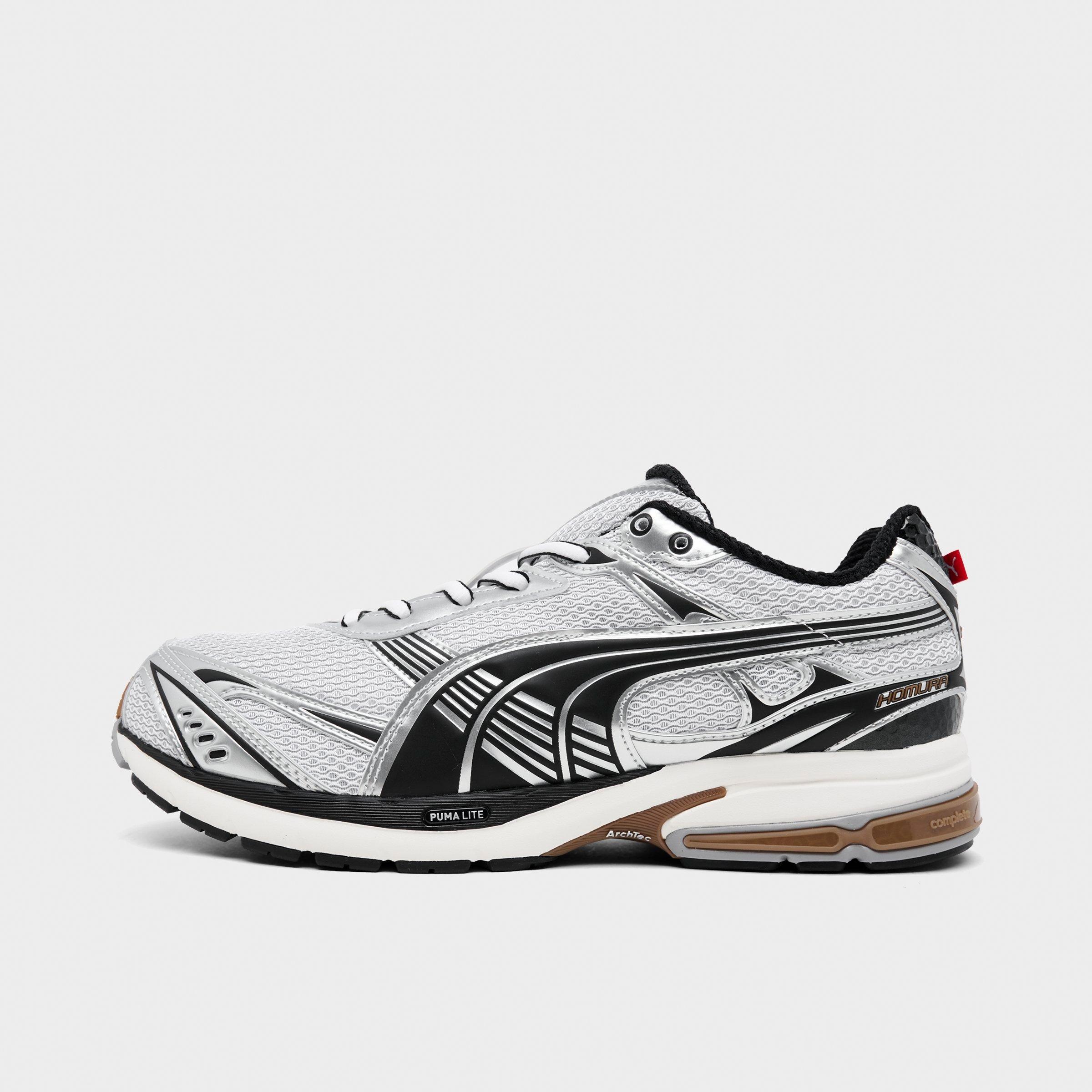 PUMA Men's Homura OG+ Casual Shoes in Matte Silver/Puma Black Size: 8.0