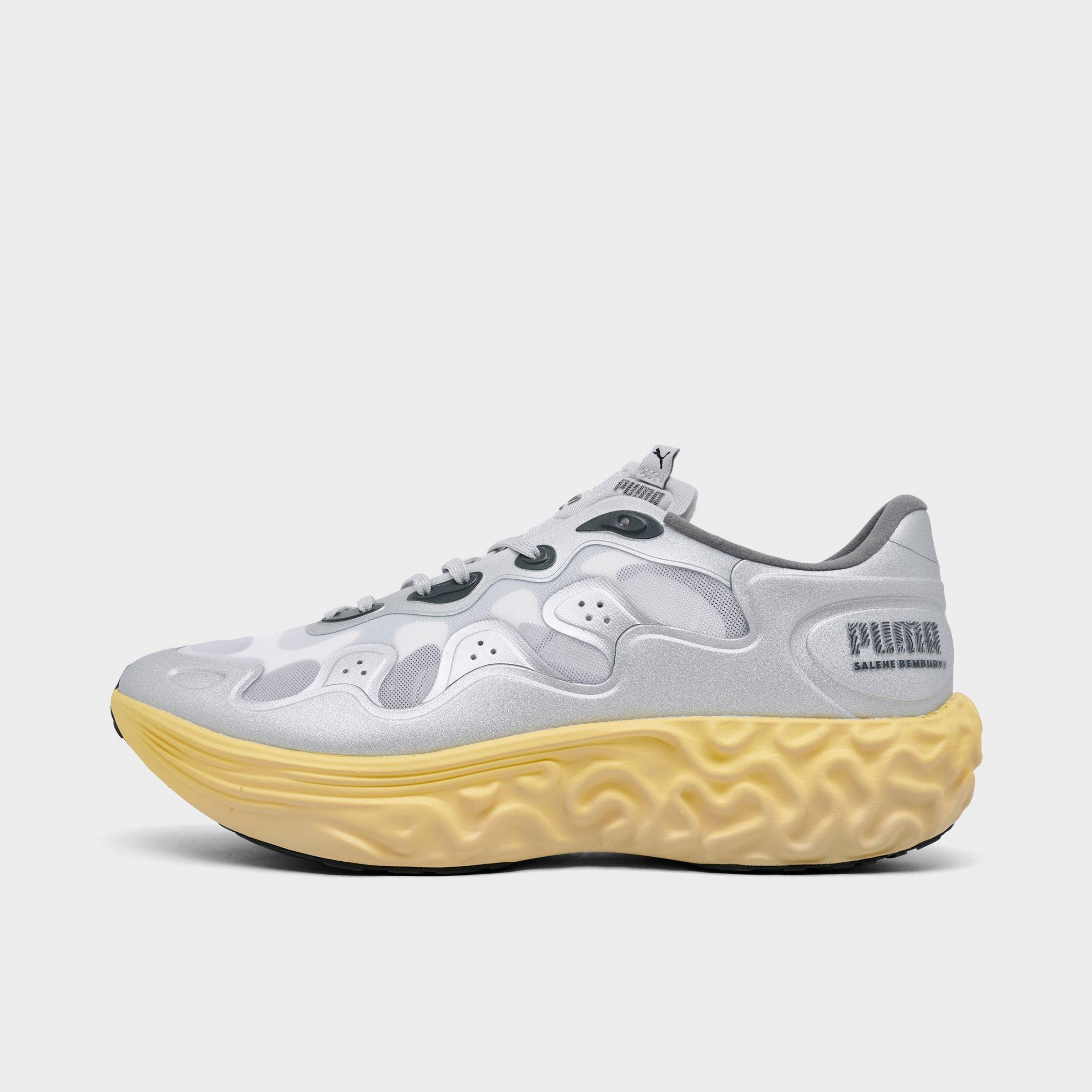 PUMA Men's x Salehe Bembury Velum 2 Nitro Casual Shoes in Puma Silver/Chrome Size: 10.5