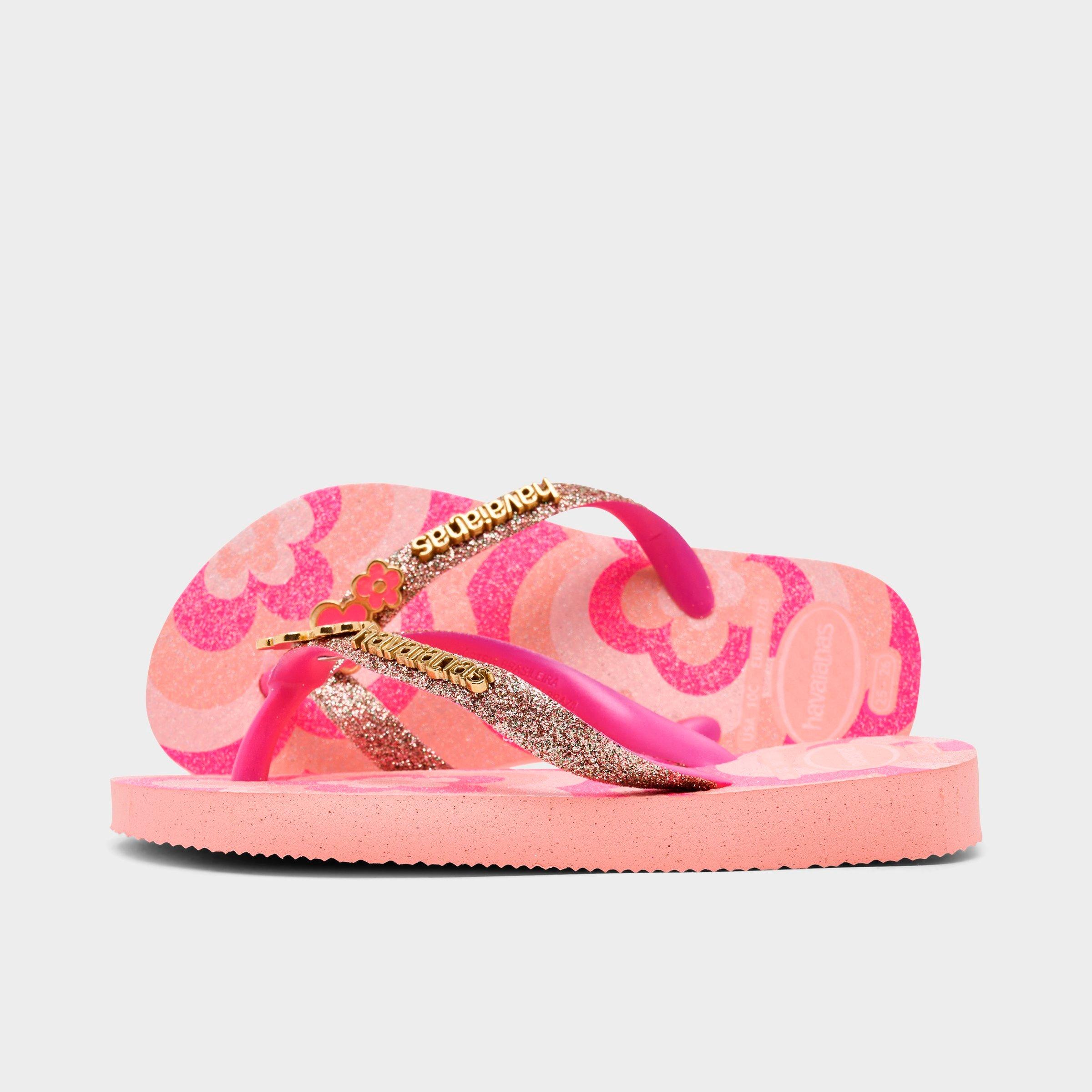 Havaianas Girls Little Kids Slim Flip-Flops in Blossom Size: 2.0
