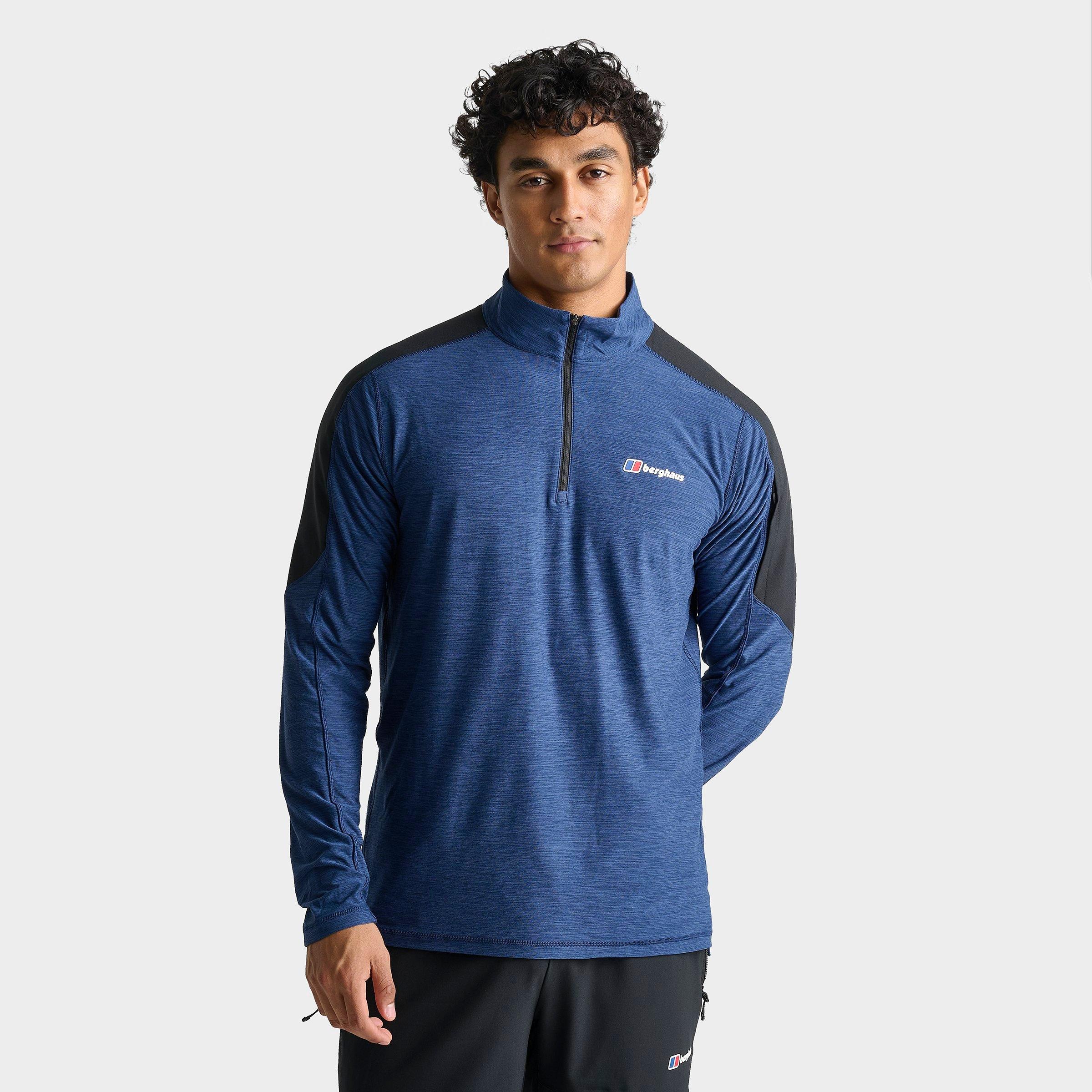 BERGHAUS Men's Farndale+ Tech Half-Zip Top