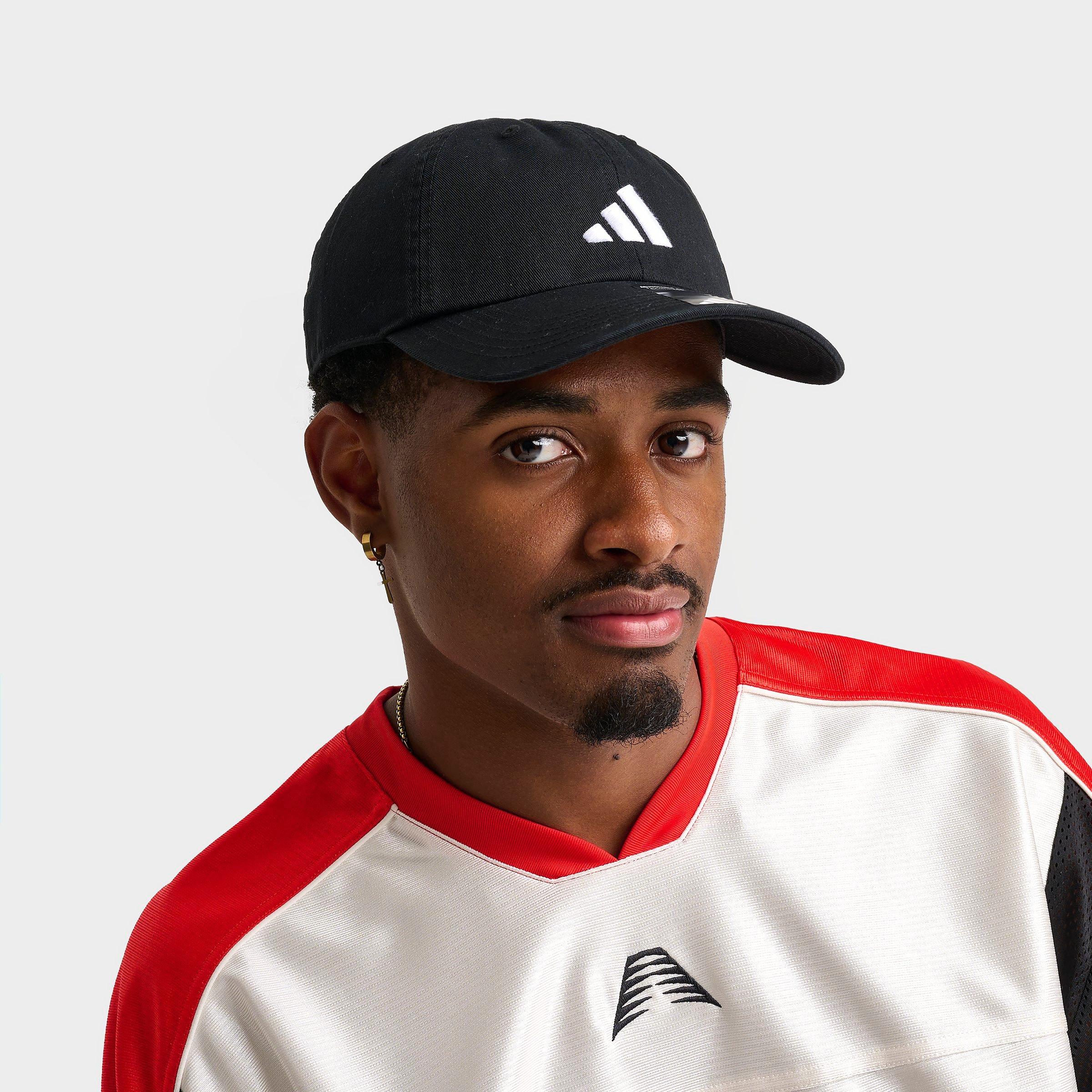 adidas Ultimate 3 Strapback Hat in Black/White
