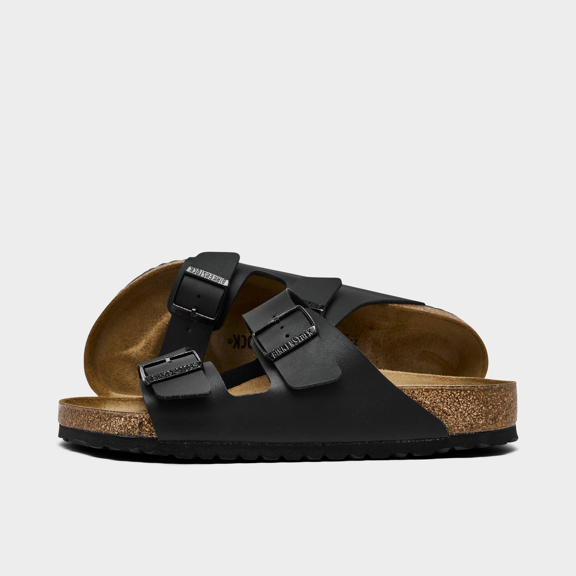 Birkenstock Men's Arizona Birko-Flor Sandals in Black Size: 41