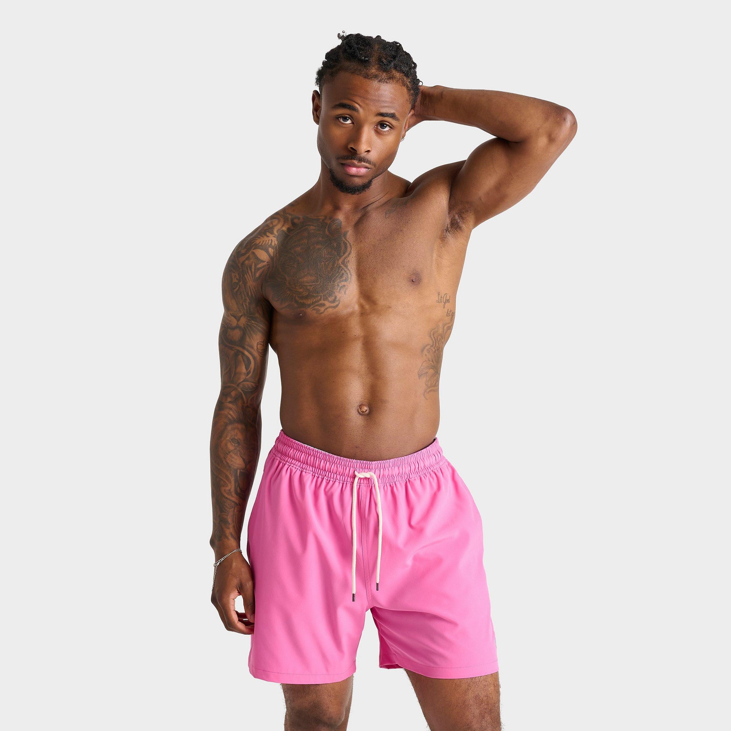 Polo Ralph Lauren Men's Traveler Classic 5.75" Swim Shorts in Dalia Pink Size: Small