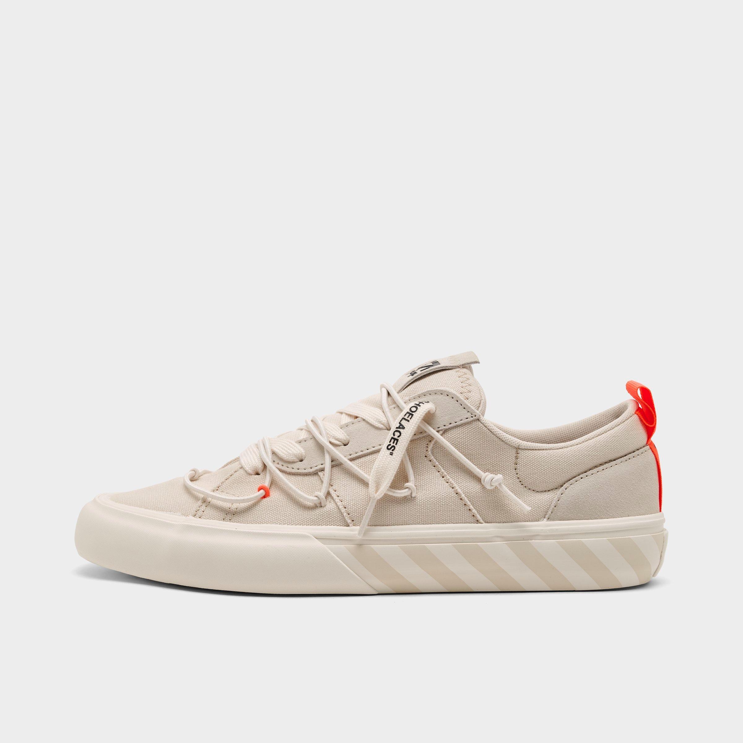 Lab Off White Men's L/AB c/o Off-White Vulc Bungee Casual Shoes in Beige/White Size: 11.0