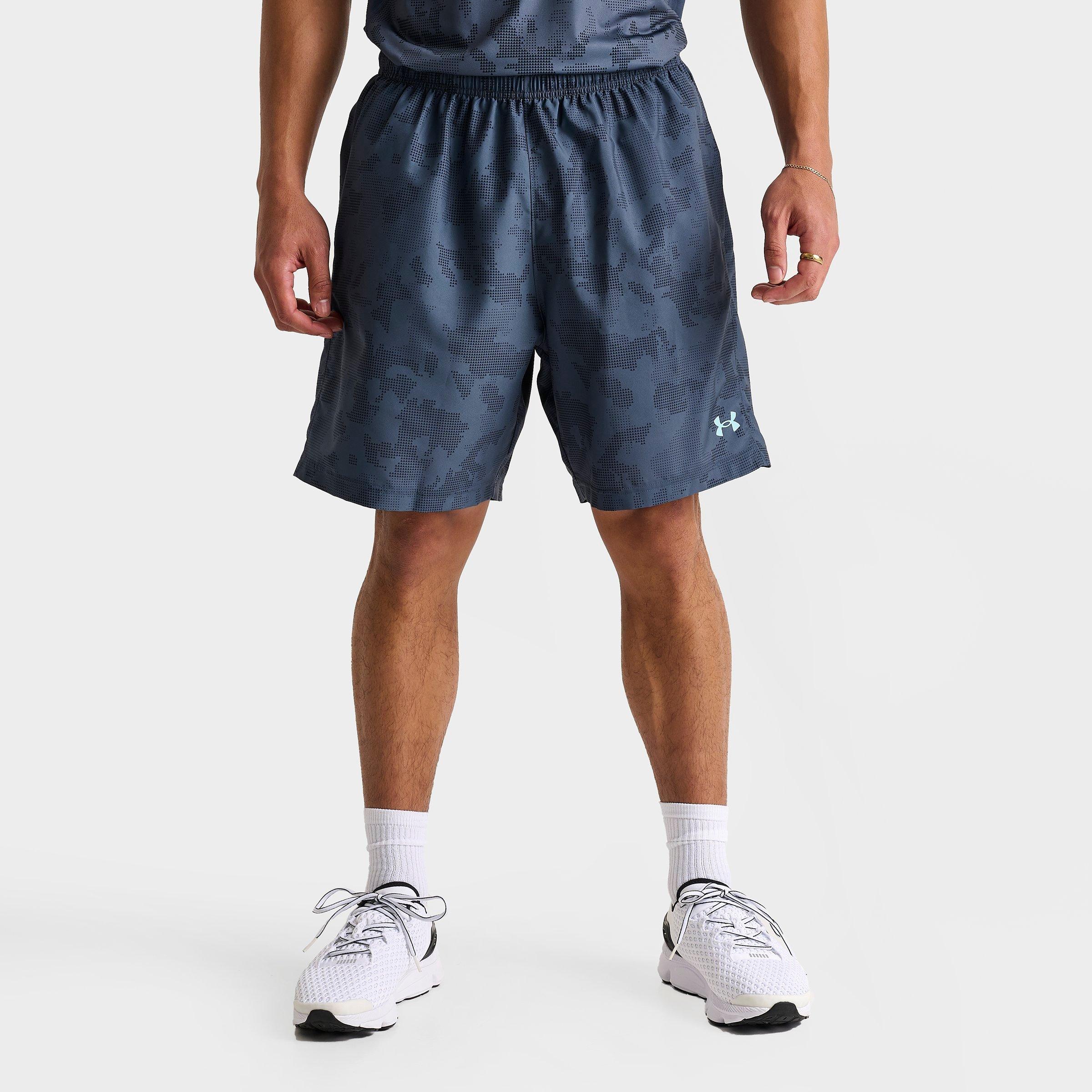 Under Armour Men's Woven Printed Shorts in Blue/Digital Camo Size: Medium