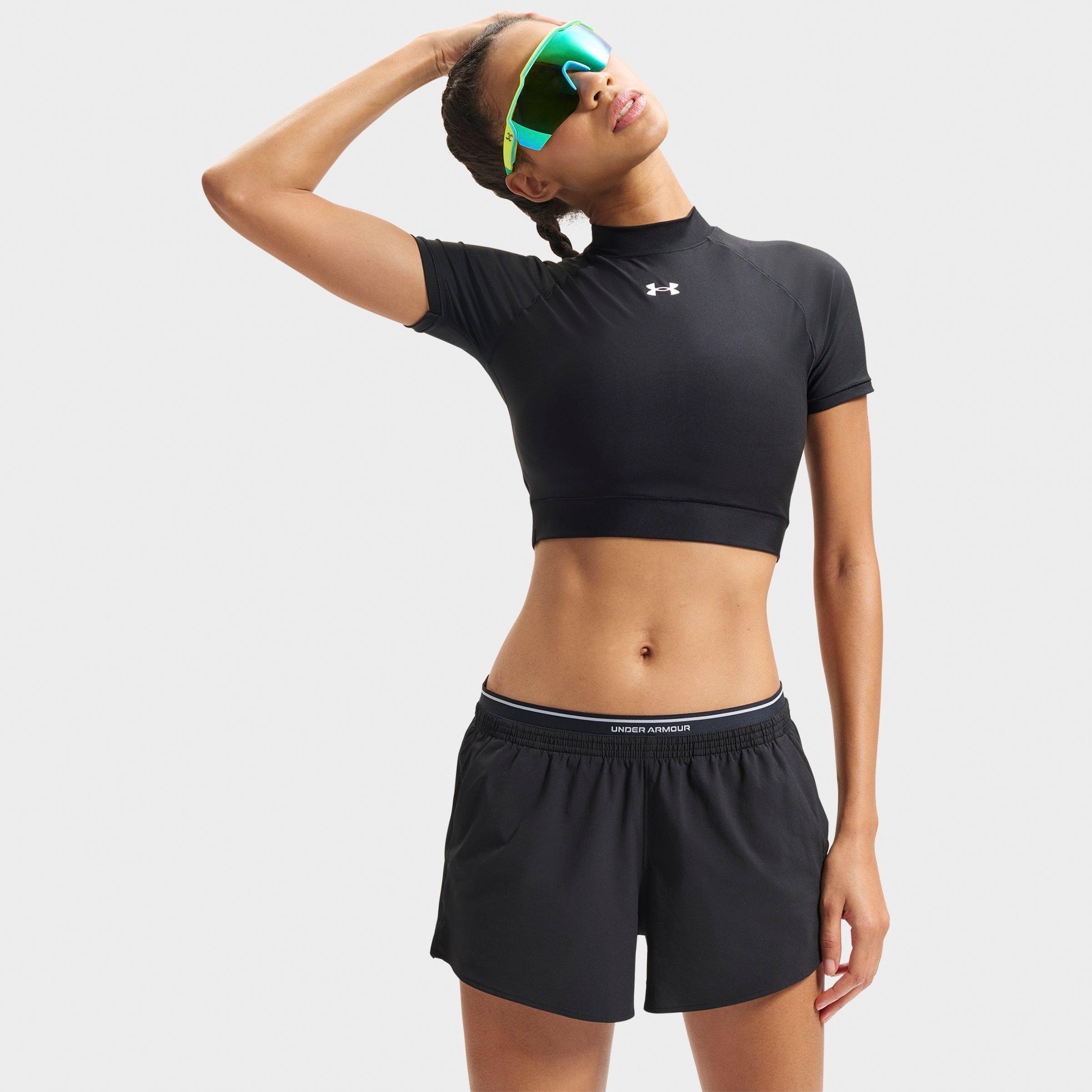 Under Armour Women's HeatGear Mock Short-Sleeve Training Top