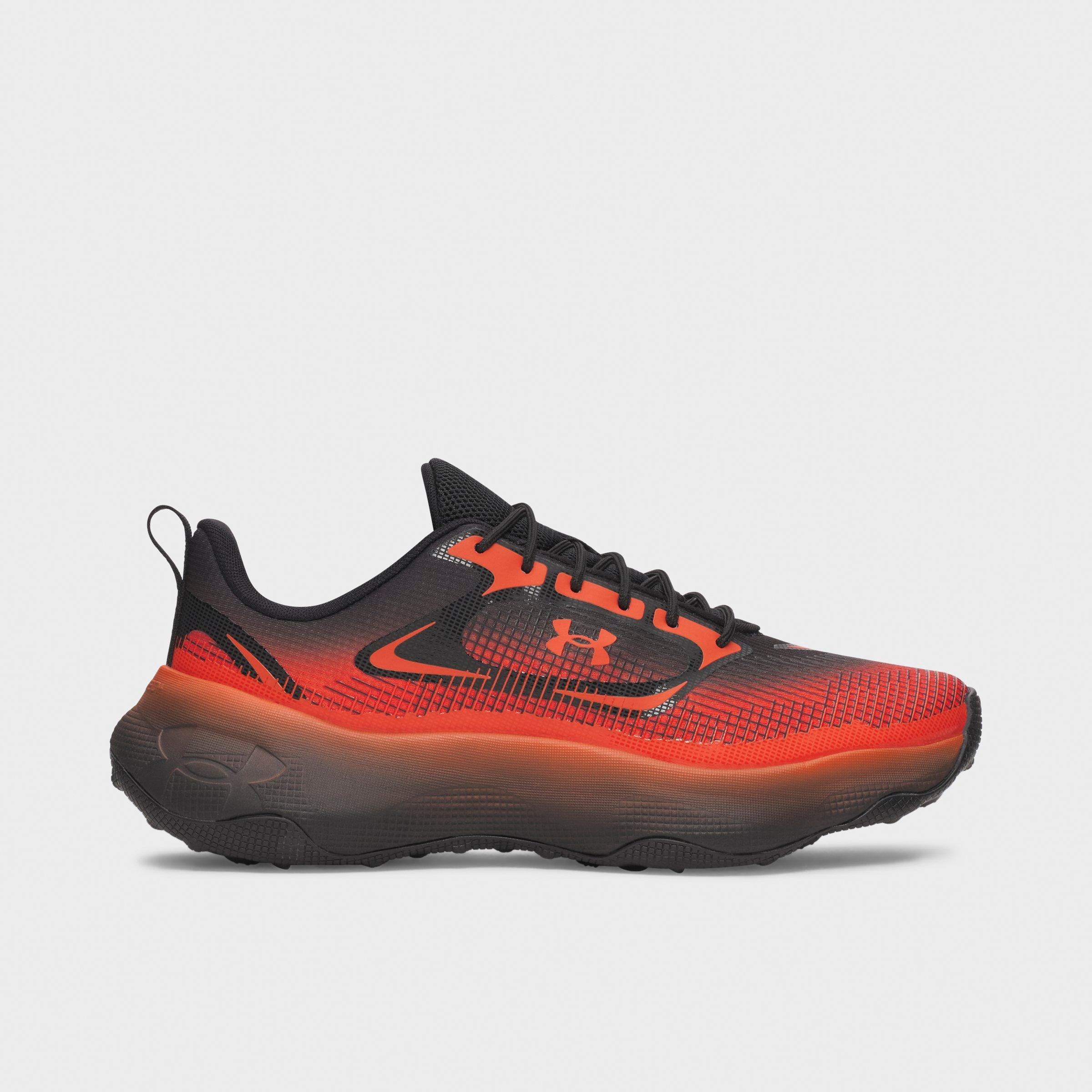 Under Armour Men's Pulse Casual Shoes in Black/Dark Orange Size: 11.0