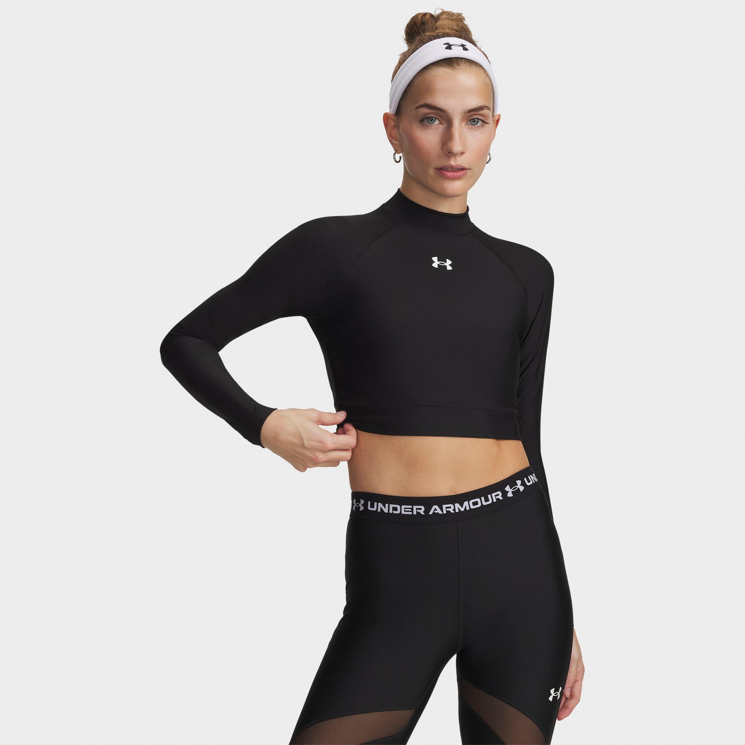 Under Armour Women's HeatGear Mock Long-Sleeve Training Top
