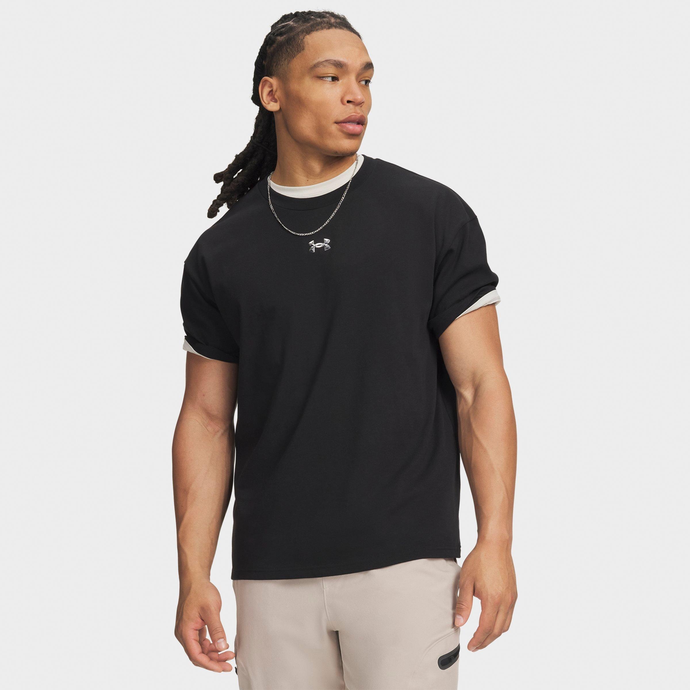 Under Armour Men's Heavyweight Metal Logo T-Shirt