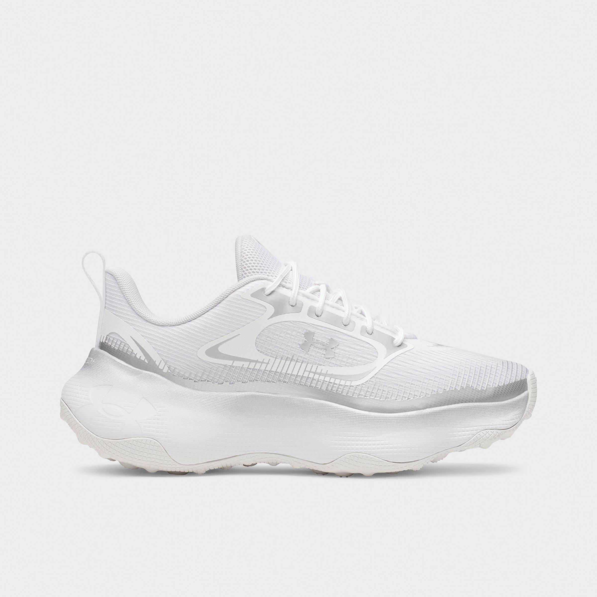 Under Armour Women's Pulse Sportstyle Casual Shoes in White/Distant Gray Size: 8.0
