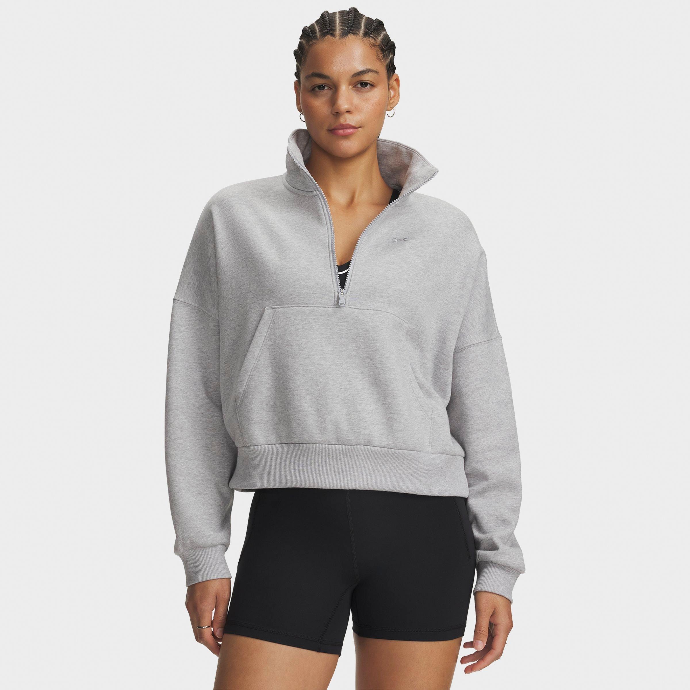 Under Armour Women's Icon Fleece Oversized Half-Zip Sweatshirt