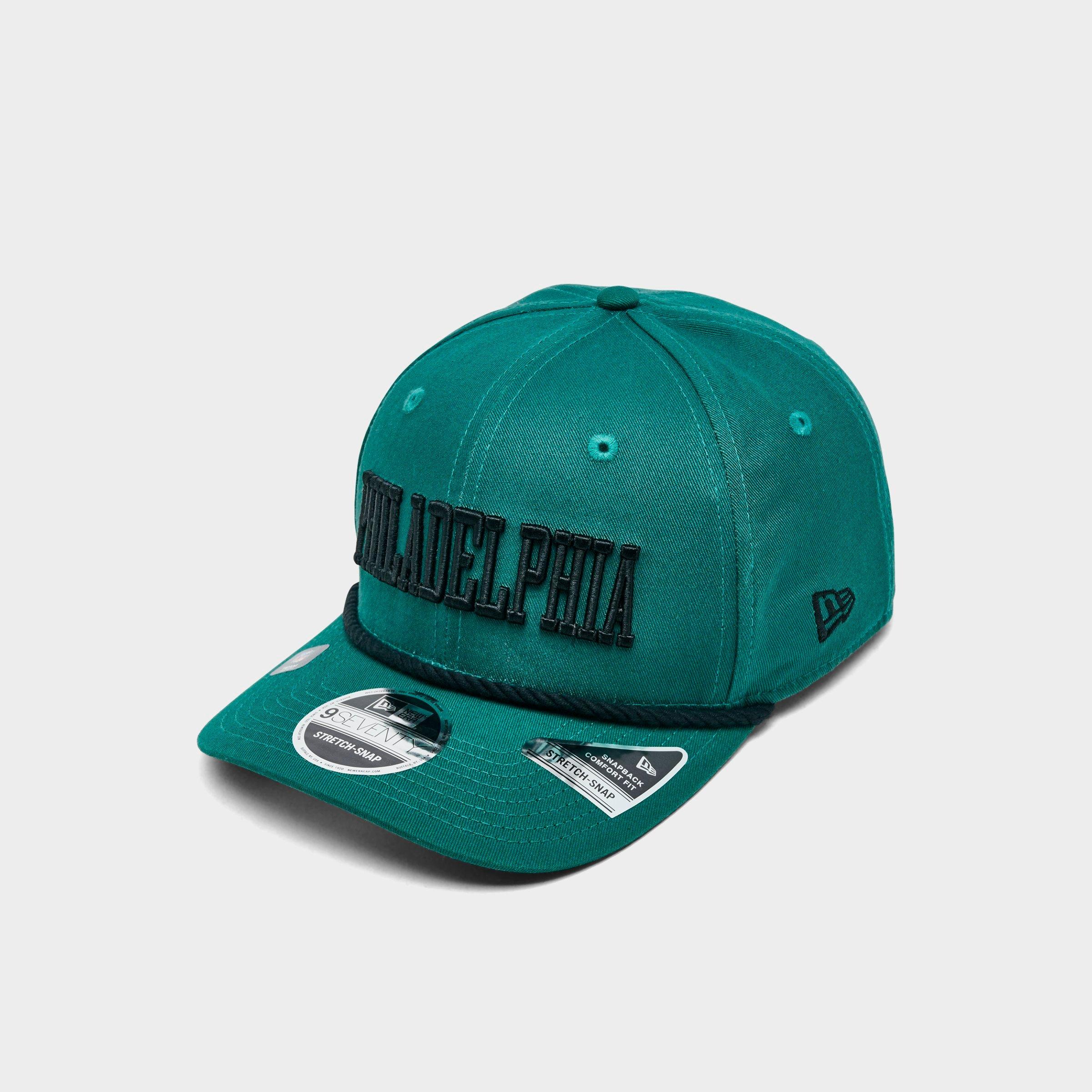 New Era Philadelphia Eagles NFL 9SEVENTY Stretch-Snap Snapback Hat in Green