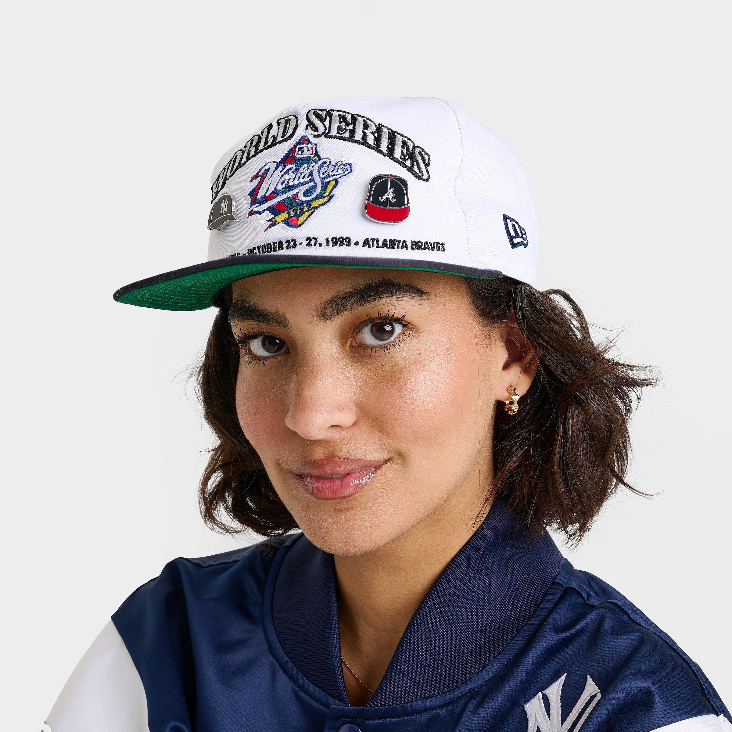 New Era World Series MLB 9FIFTY Snapback Hat in White/Navy