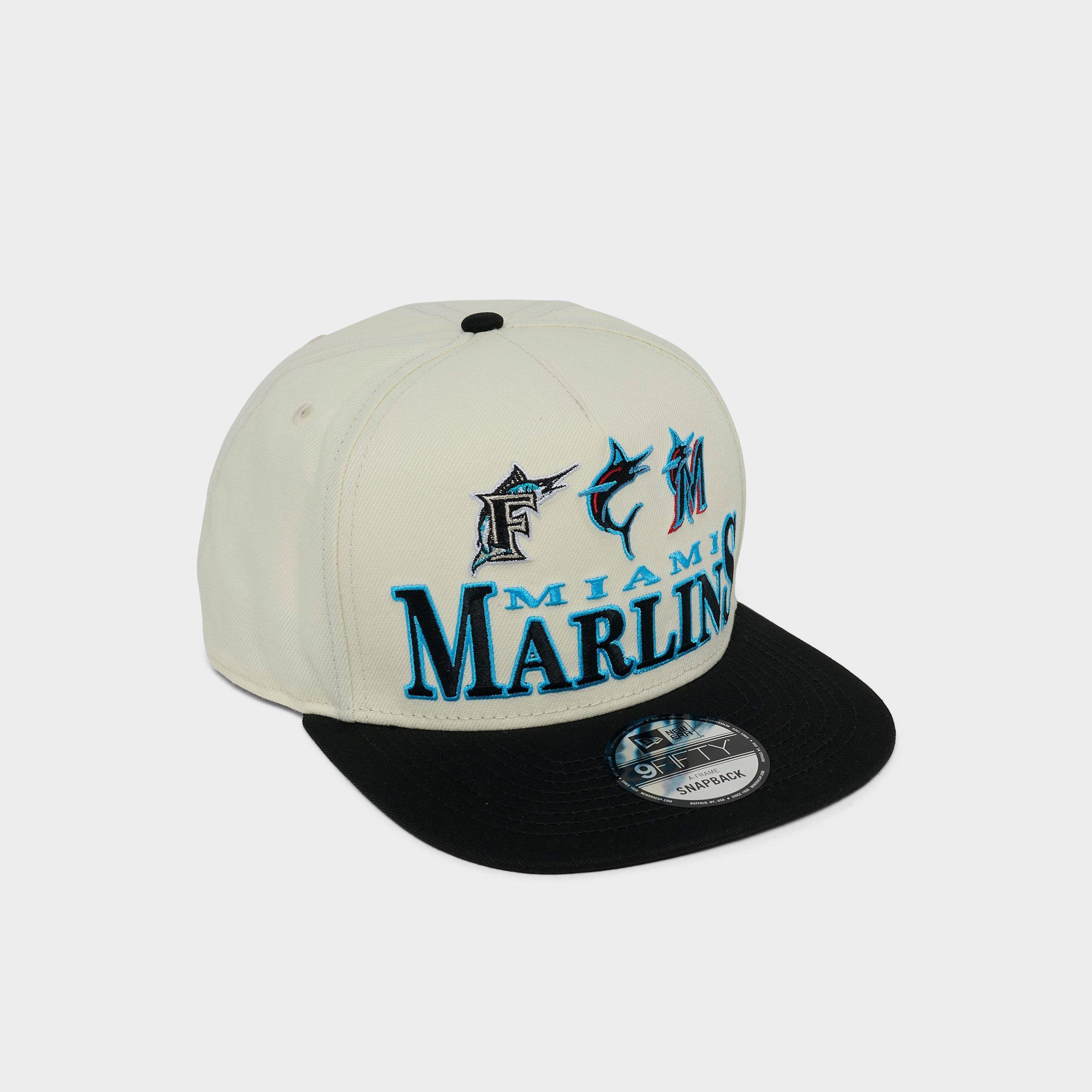 New Era Miami Marlins MLB Multi Logo 9FIFTY Snapback Hat