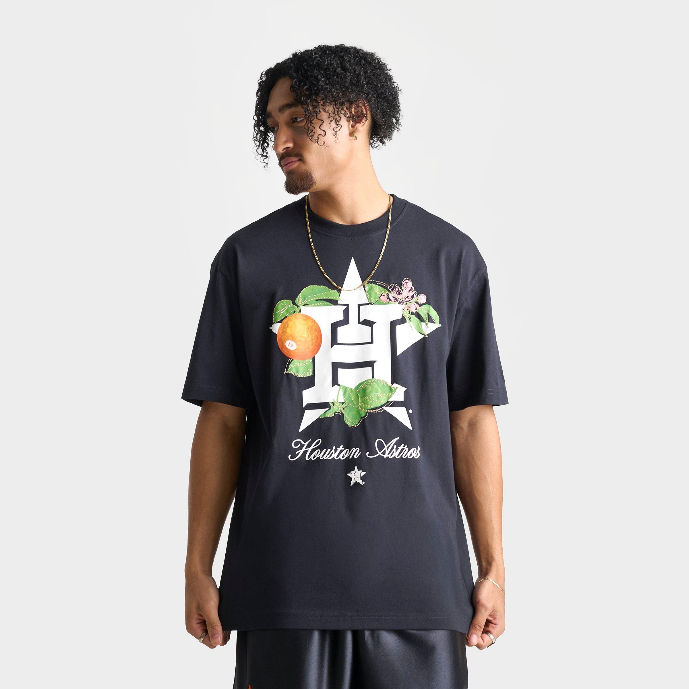 New Era Men's Houston Astros MLB Calabasas Graphic T-Shirt in Navy Size: 2XL
