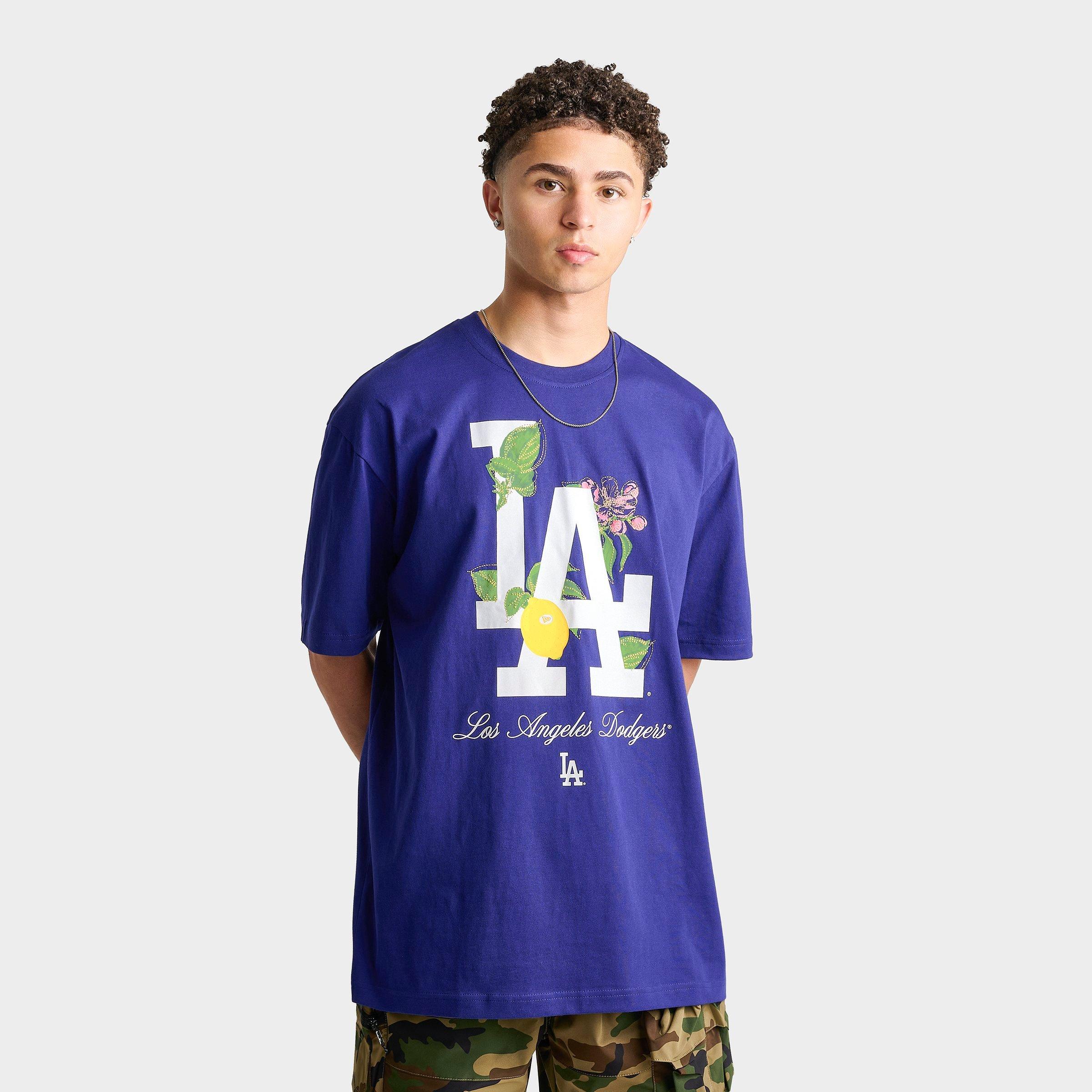 New Era Men's Los Angeles Dodgers MLB Calabasas Graphic T-Shirt in Dodger Blue Size: Large