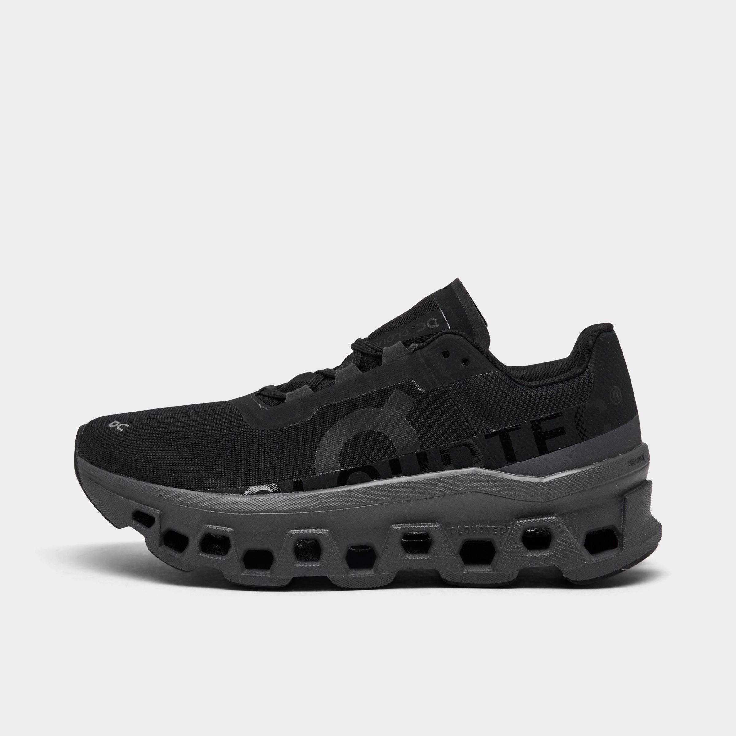 On Women's Cloudmster Running Shoes in Black Magnet Size: 5.5