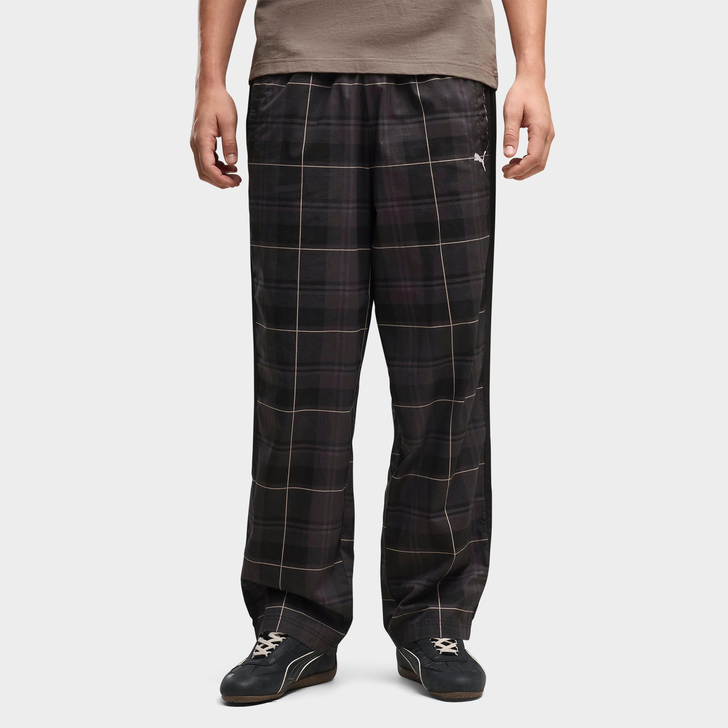 PUMA Men's Relaxed Tartan T7 Track Pants