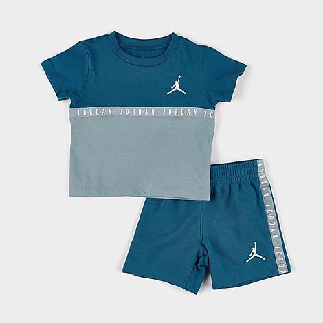 Infant Colorblock Taped T-Shirt and Shorts Set