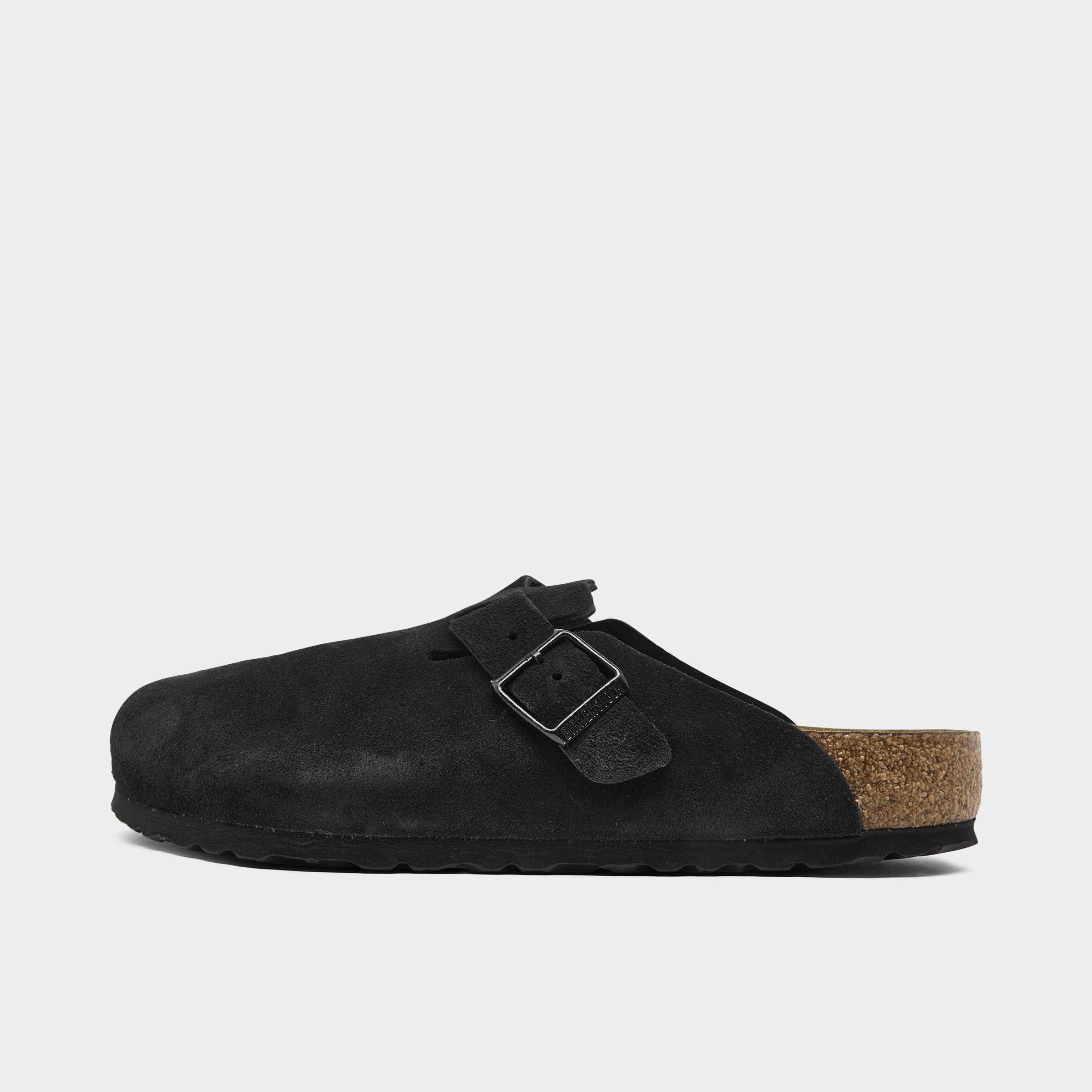 Birkenstock Men's Boston Soft Footbed Clogs in Black Size: 41