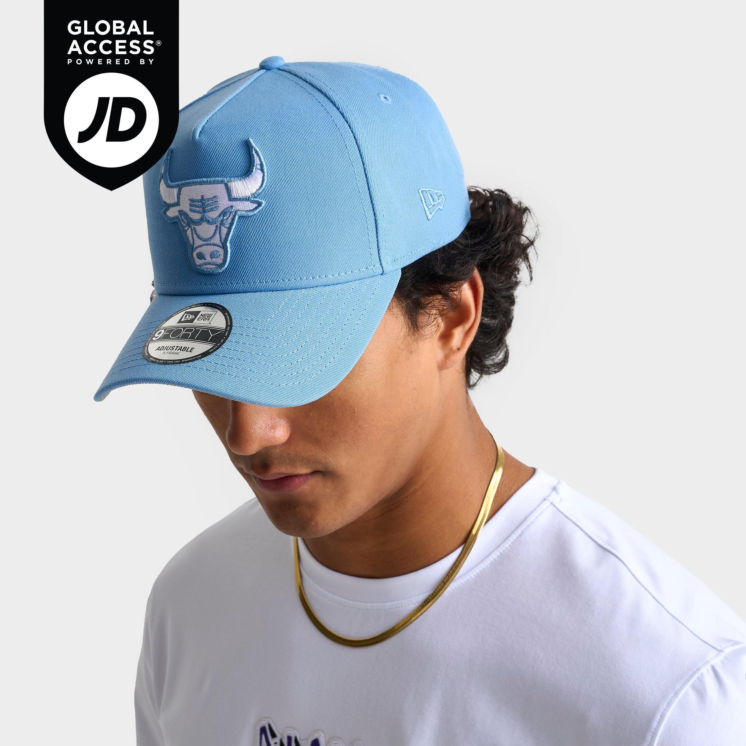 New Era Chicago Bulls NBA 9FORTY Snapback Hat in Uni Blue/White