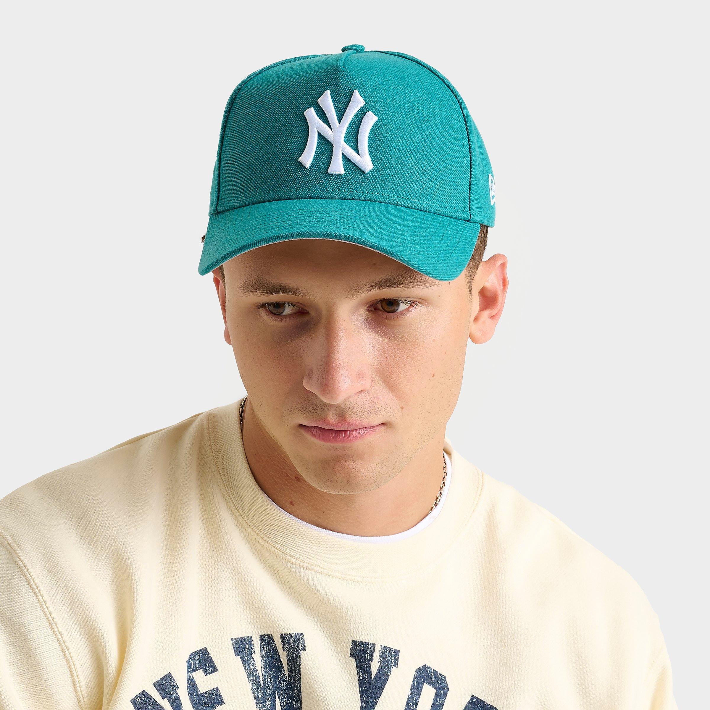 New Era New York Yankees MLB 9FORTY Snapback Hat in Teal