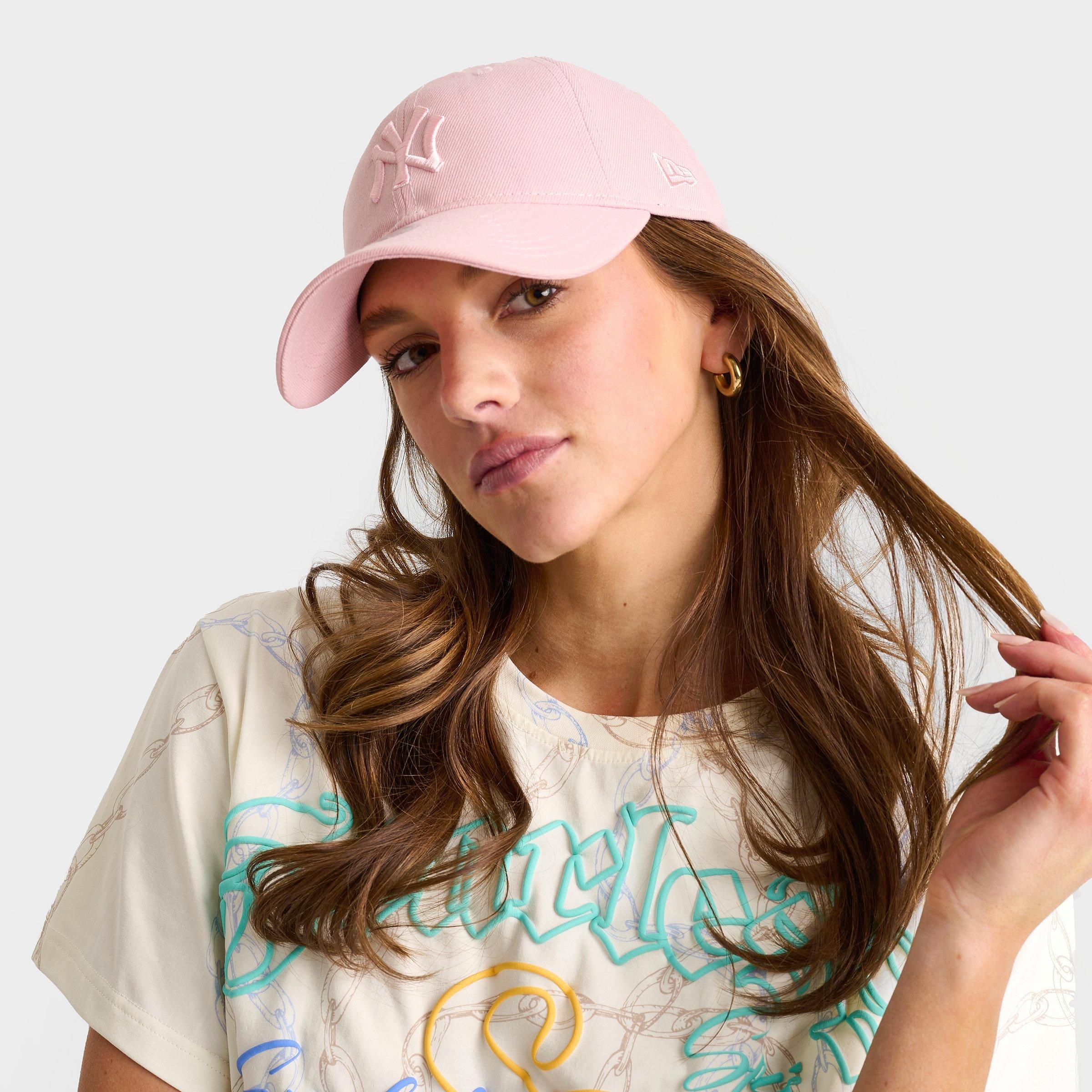 New Era Women's New York Yankees MLB 9TWENTY Strapback Hat in Pink